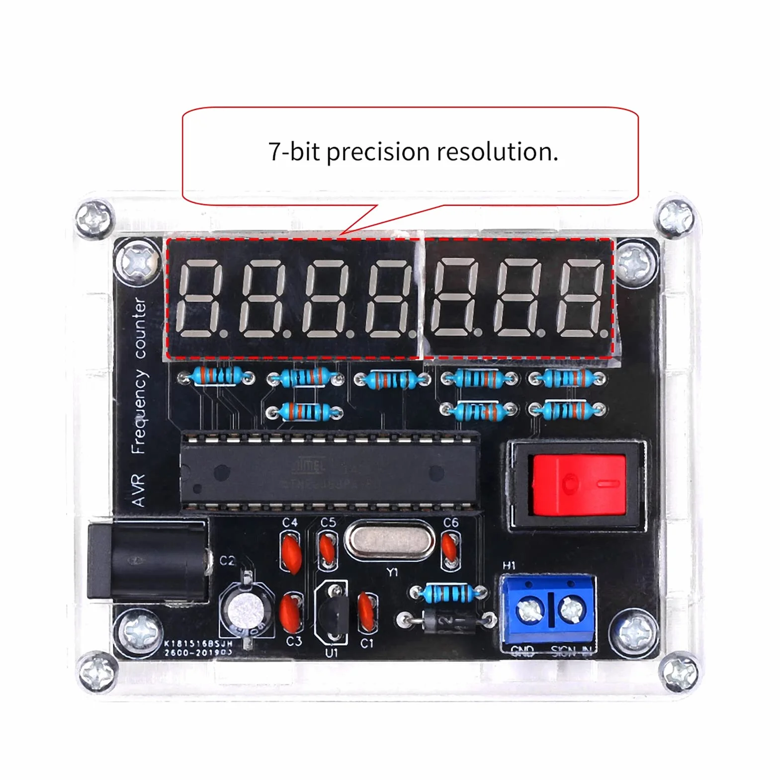 Zestaw liczników częstotliwości DIY, miernik częstotliwości 0,45 Hz-10 MHz, licznik częstotliwości, cyfrowy miernik częstotliwości VR, zestaw do pomiaru DIY, dla przemysłu domowego