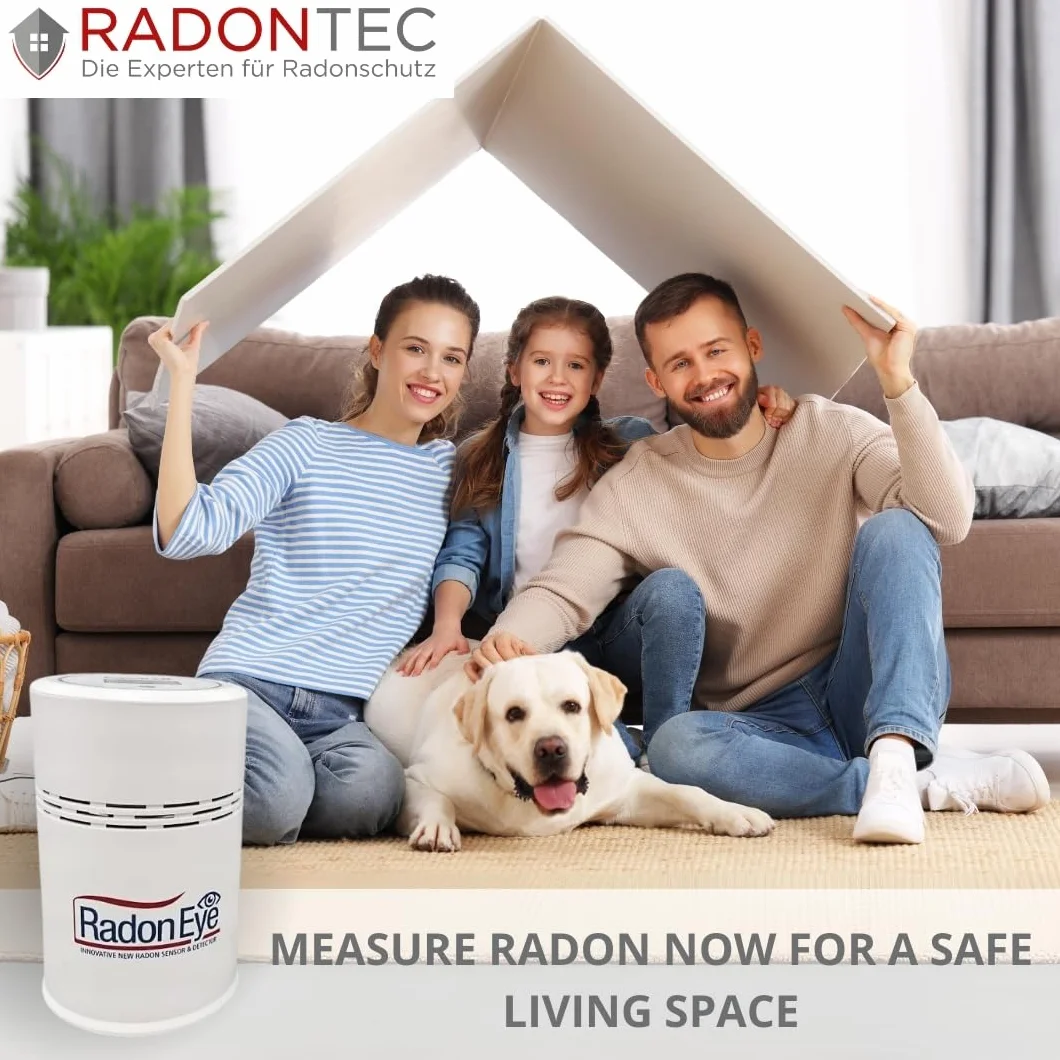 RadonEye-Set | + krótka instrukcja + wskazówki dotyczące pomiaru radonu + aplikacja na smartfon + certyfikat | Radon Eye RD200 - Profesjonalne urządzenie pomiarowe do
