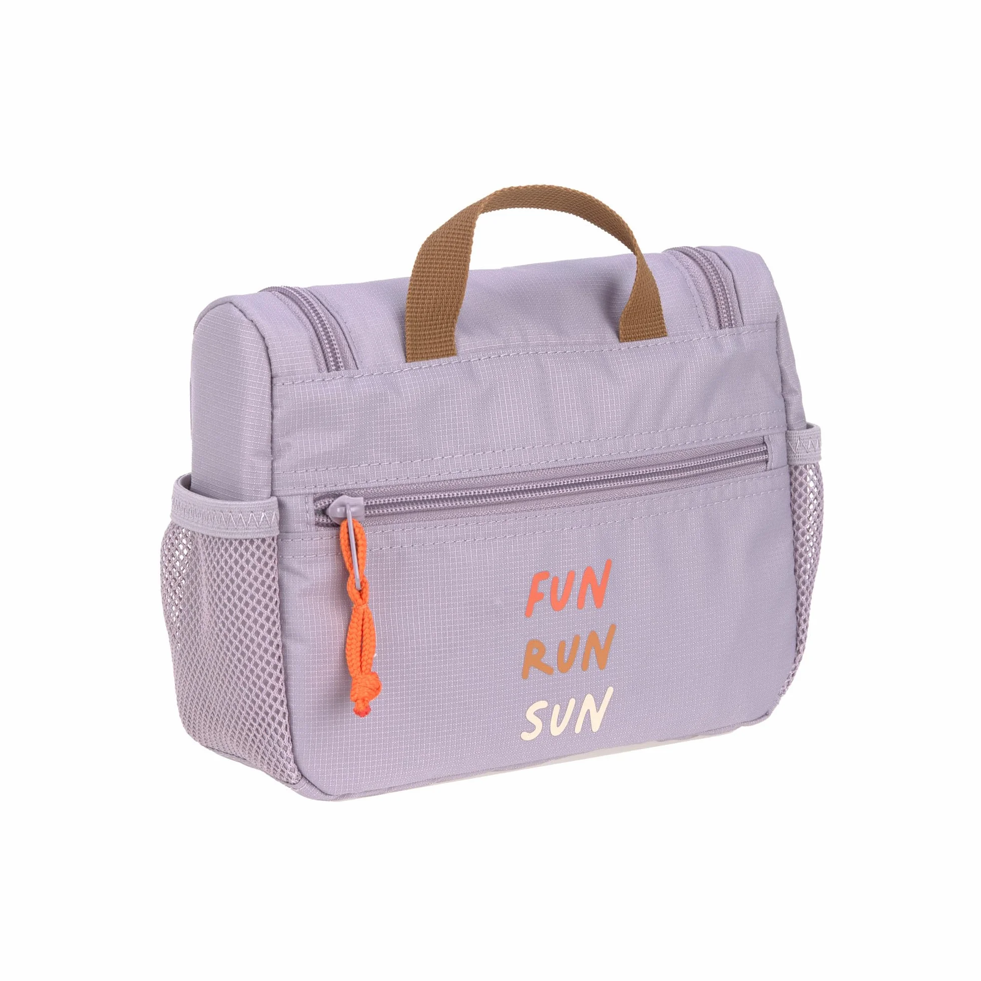 LÄSSIG Kosmetyczka dla dzieci, worek na pranie, do zawieszania/mini Washbag Lilac, liliowy, Nowoczesny
