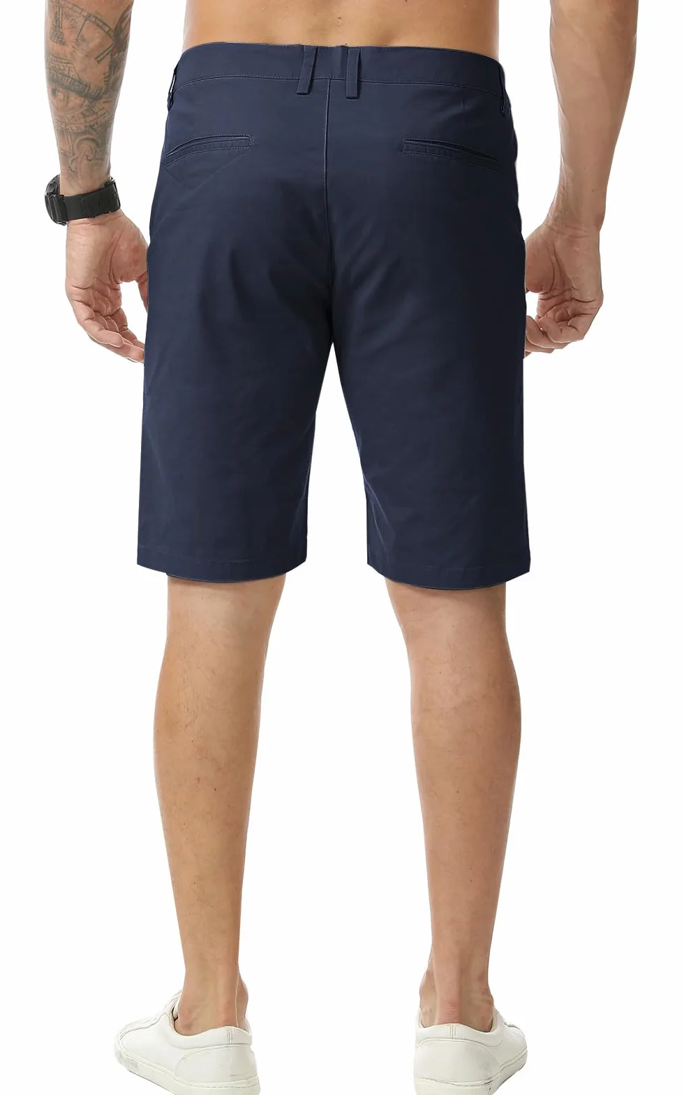 Męskie szorty slim fit chinosy krótkie dla mężczyzn UK lato na co dzień pół spodnie bawełniane szorty z kieszeniami