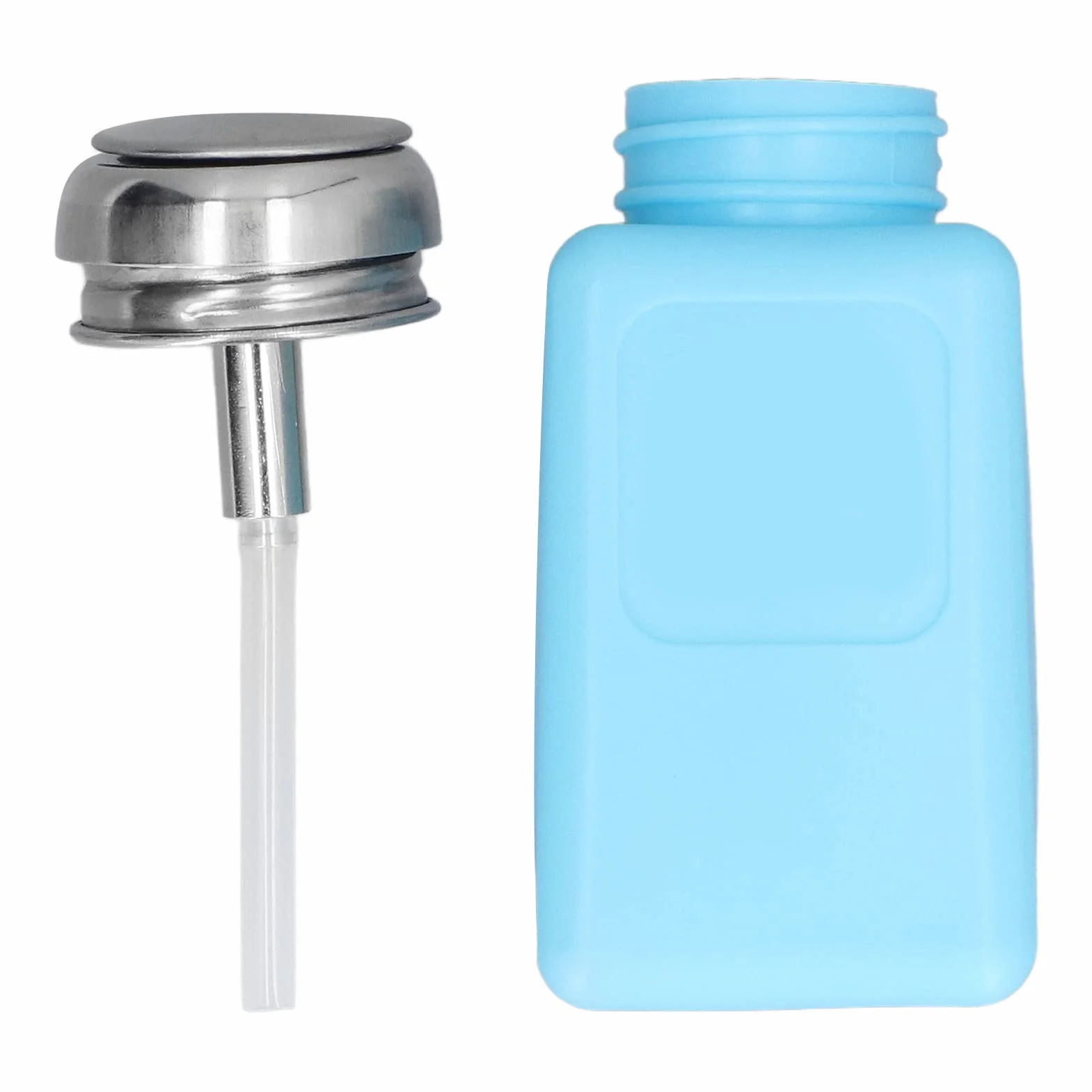 200 Ml Dozownik Alkoholu z pompką Pojemnik na Metanol, Bezpieczny Antystatyczny Dozownik Rozpuszczalnika ESD z głowicą prasującą ze Stali Nierdzewnej,do Acetonu,Rozpuszczalnika