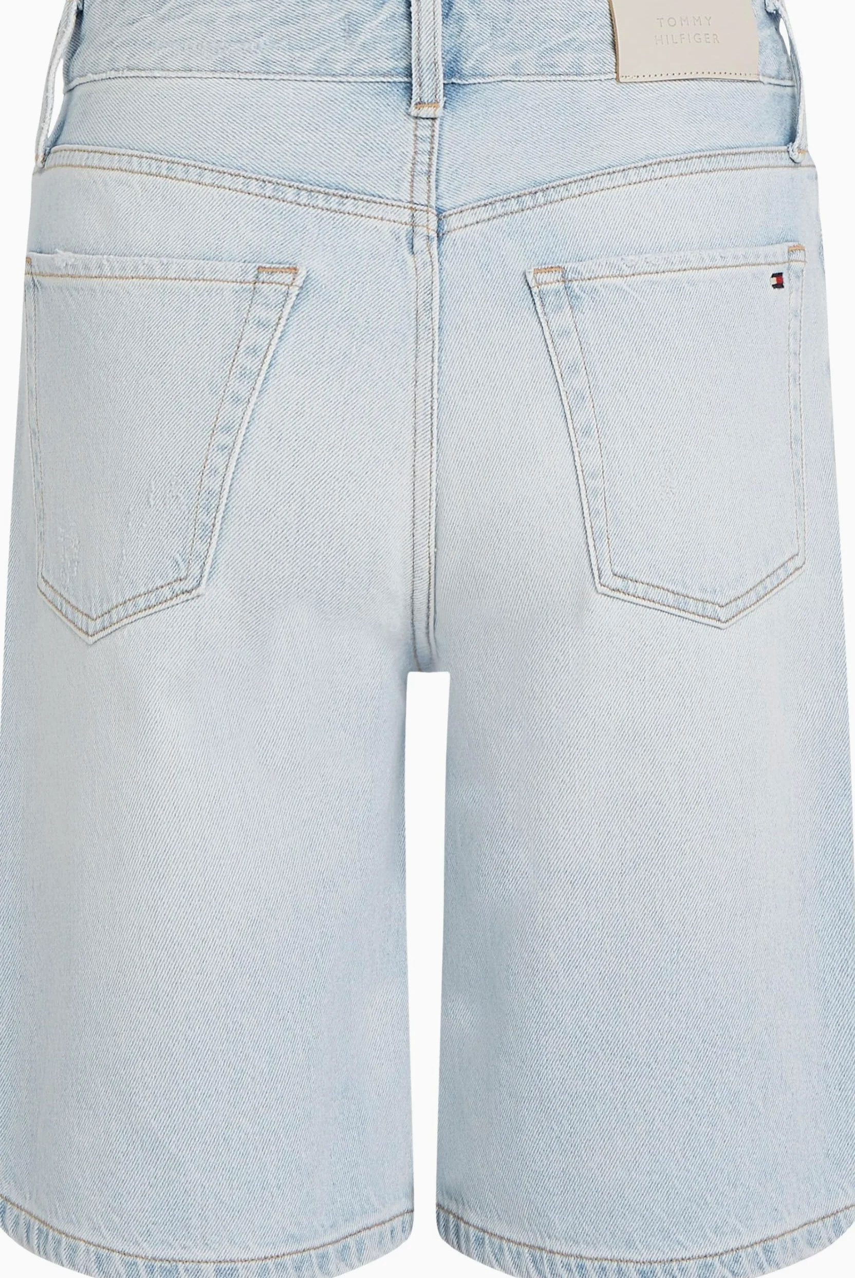 TOMMY HILFIGER Dnm Bermuda Short Hw Sky Ww0ww44388 - DNM BERMUDA SHORT HW SKY WW0WW44388 Kobiety