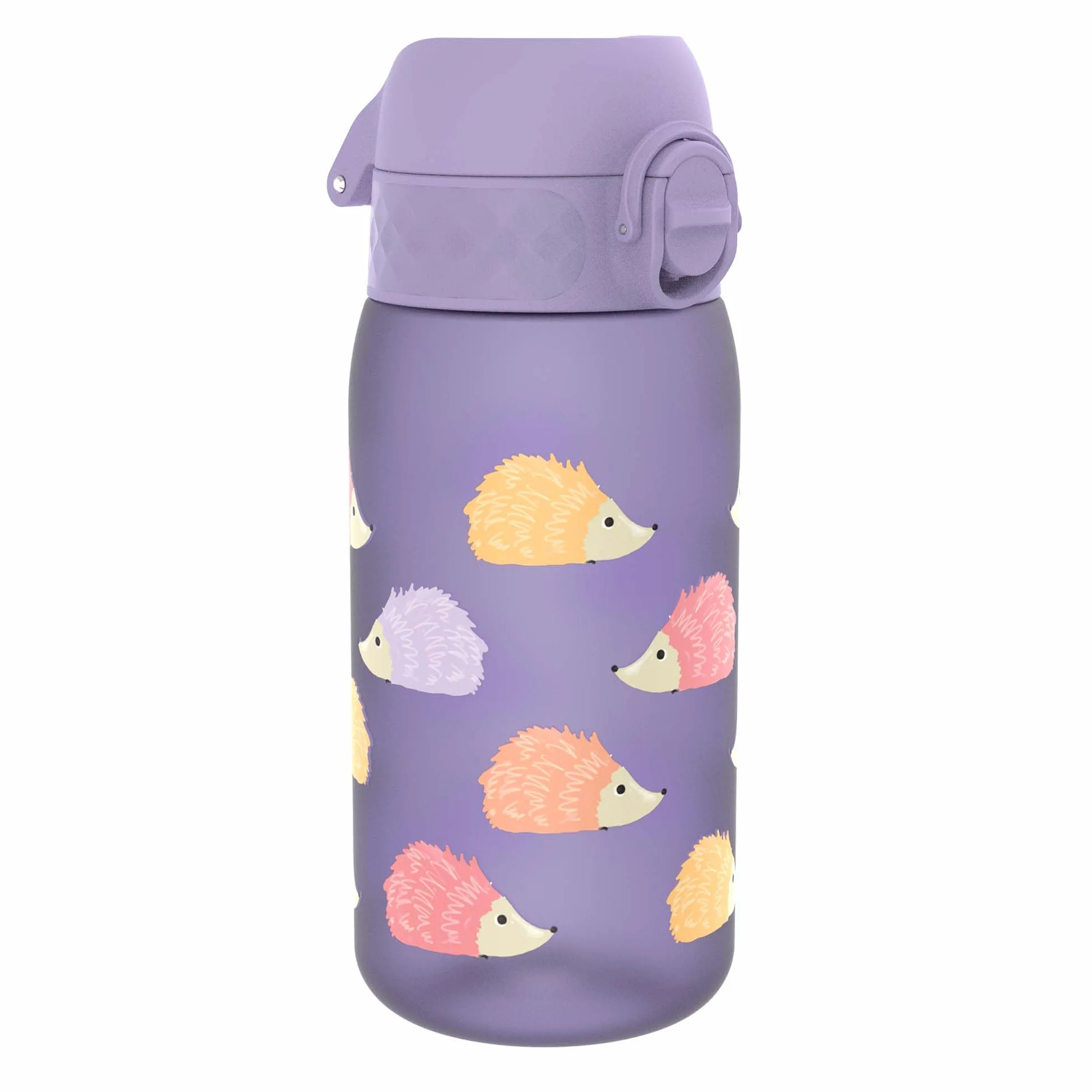 ION8 Butelka dla Dzieci, 350 ml/12 oz, Szczelna, Łatwa do Otwarcia, Bezpieczny Zamek, Można Myć w Zmywarce, Bez BPA, Uchwyt do Przenoszenia, Łatwa do Czyszczenia, Bezwonny, Jeże
