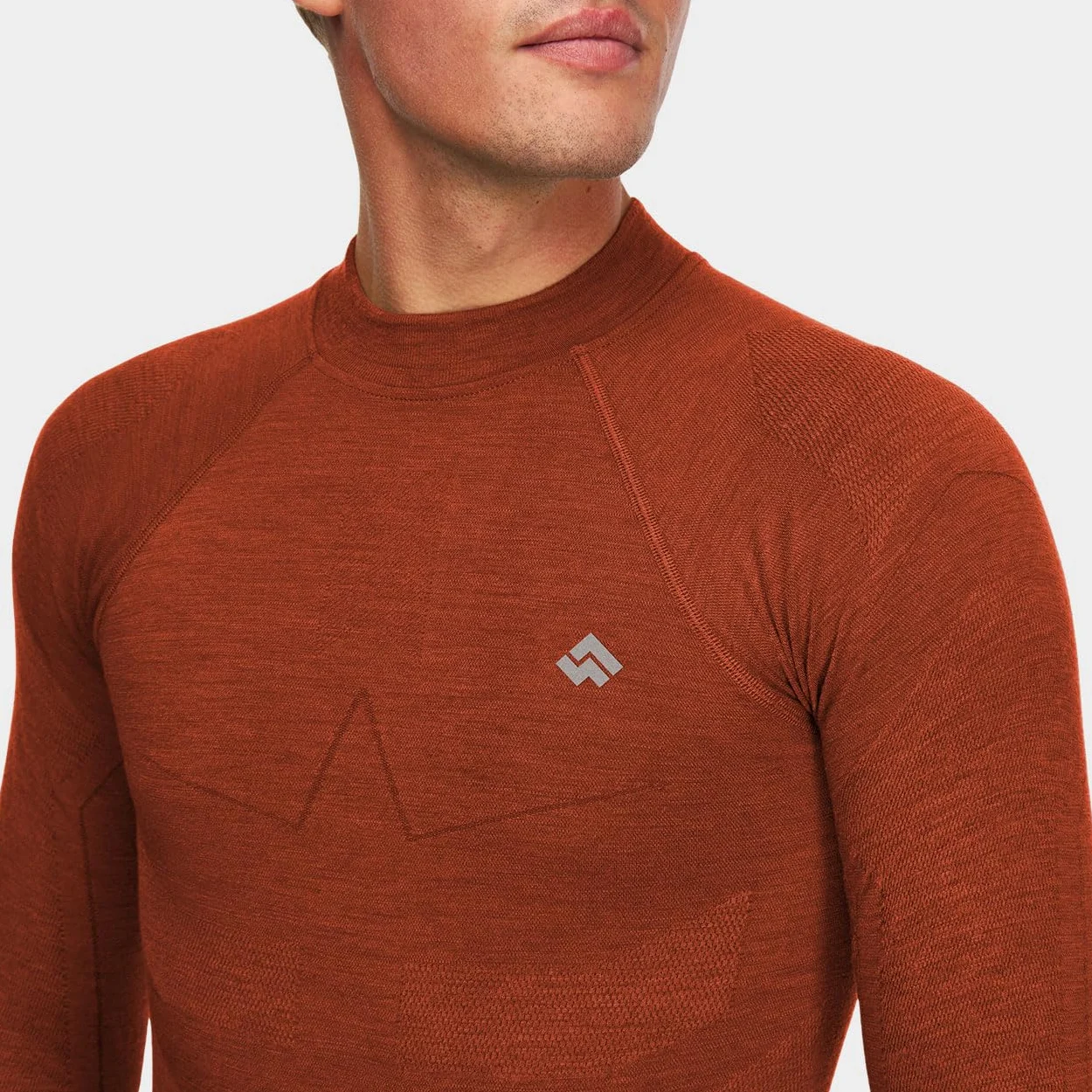 Alpinus Bielizna termoaktywna unisex Set Merino Aoraki pomarańczowe GT11910