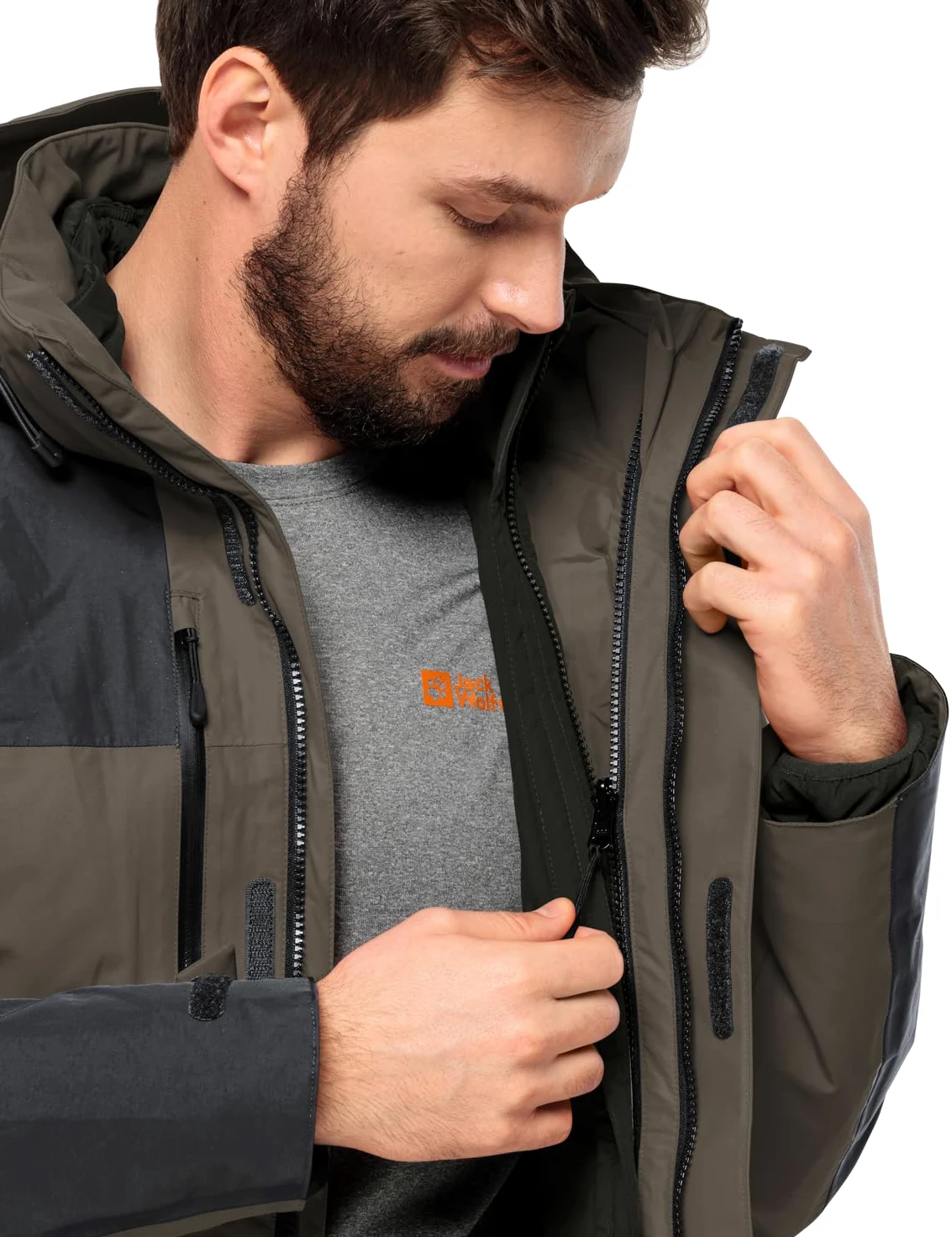 Jack Wolfskin Kurtka Mężczyźni Jasper 3in1 Jkt M