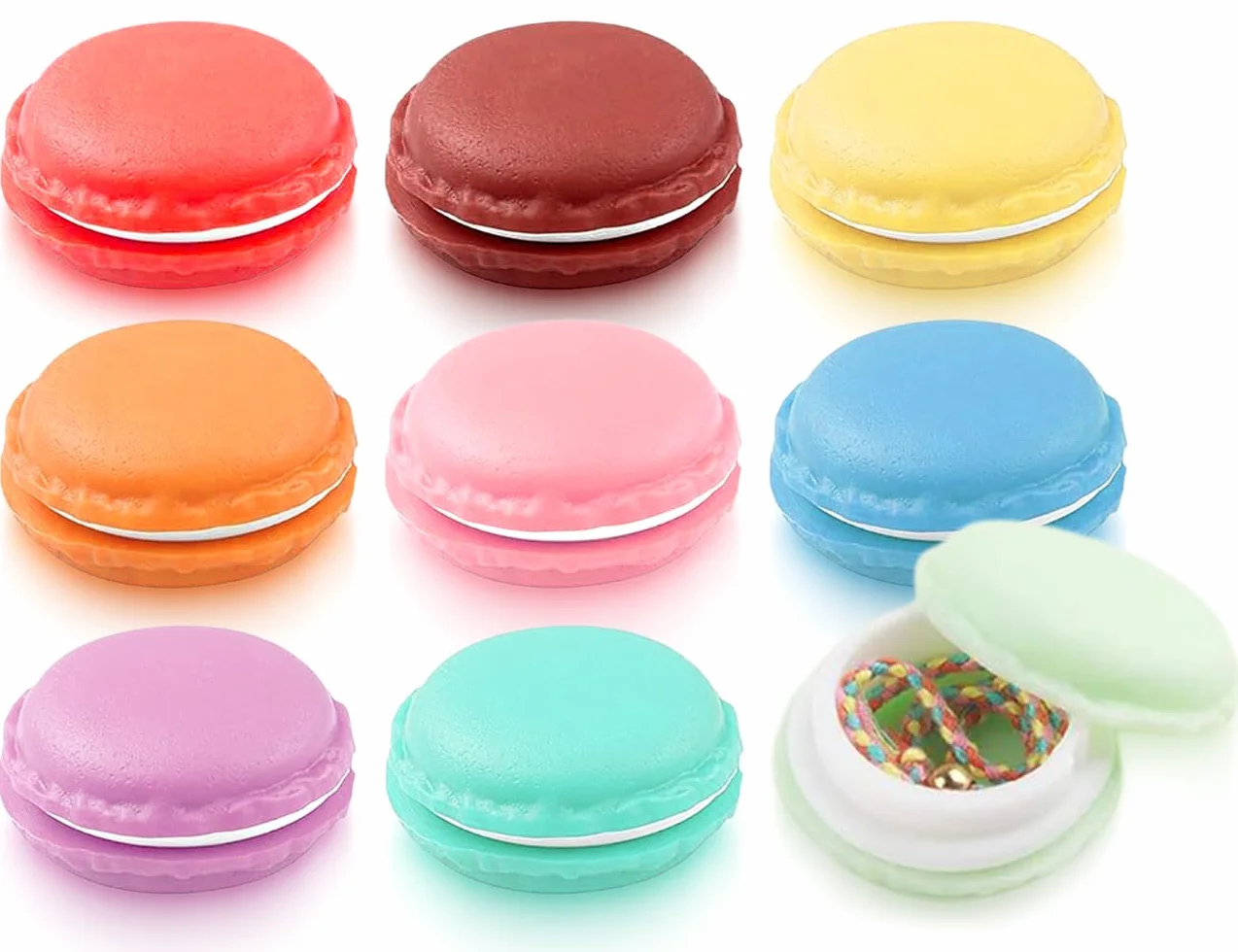 9 sztuk mini pudełka, śliczne małe pudełko na biżuterię, przenośna kosmetyczka, pudełko na rzeczy dla dziewczynek, do przechowywania koralików cukierków kolczyki pierścionki biżuteria