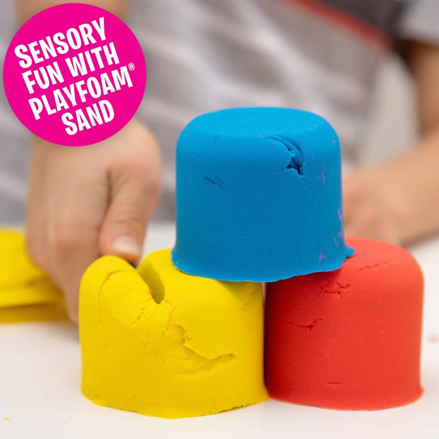 Learning Resources Educational Insights Playfoam Piasek 8-Kawalek Zestaw, Wielobarwny