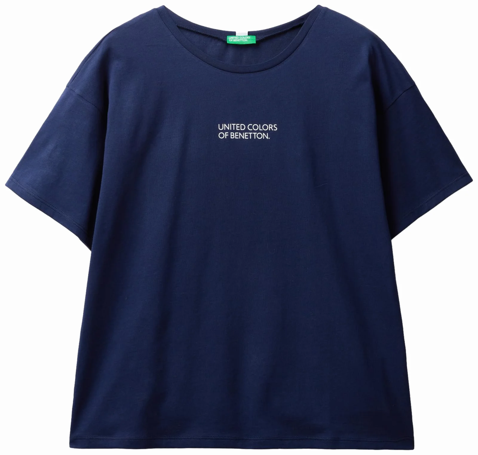 United Colors of Benetton T-Shirt 30963M04R Top Piżamy, Niebieski Noc 252, M Kobiety, Niebieski Noc 252, M