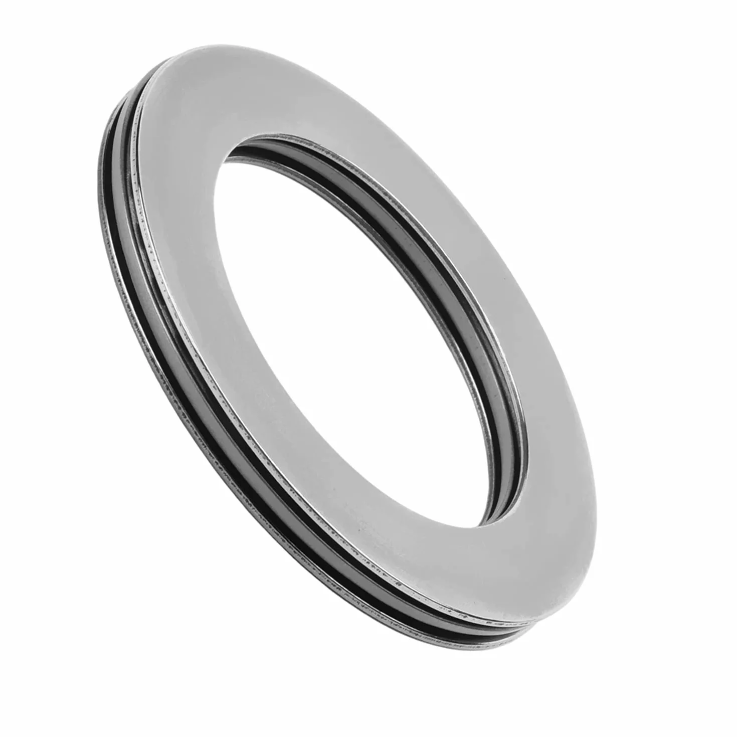 Othmro AXK4060 2AS łożyska igiełkowe z 2 podkładkami, średnica wewnętrzna 40 mm, średnica zewnętrzna 60 mm, grubość 5 mm, twardość GCr15, 1 szt