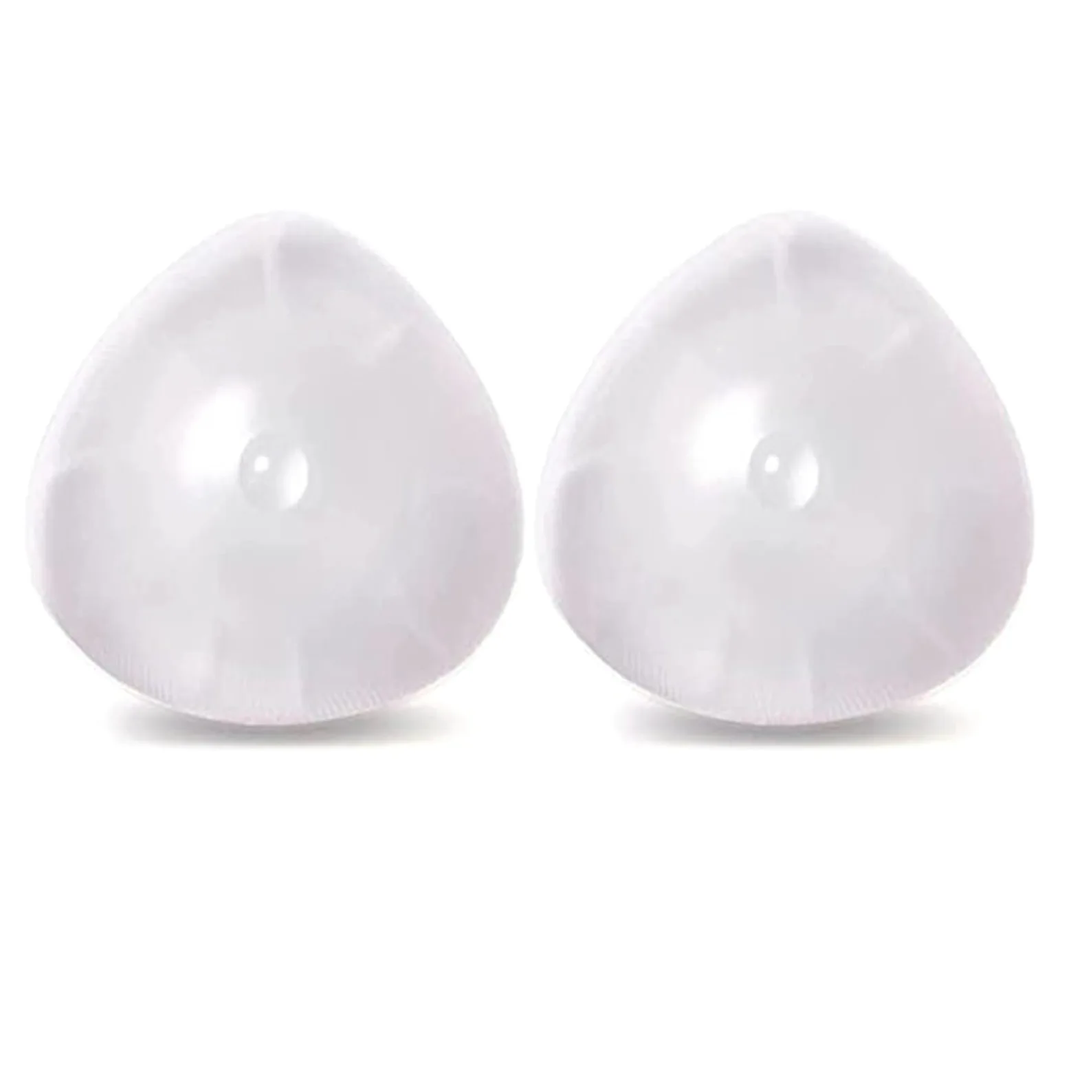 Transparent,DD~cup 800g/pair,OSEMISS 1 para miękkich przezroczystych silikonowych form piersi, samoprzylepne trójkątne wkładki wzmacniające biustonosz do kostiumu kąpielowego bikini