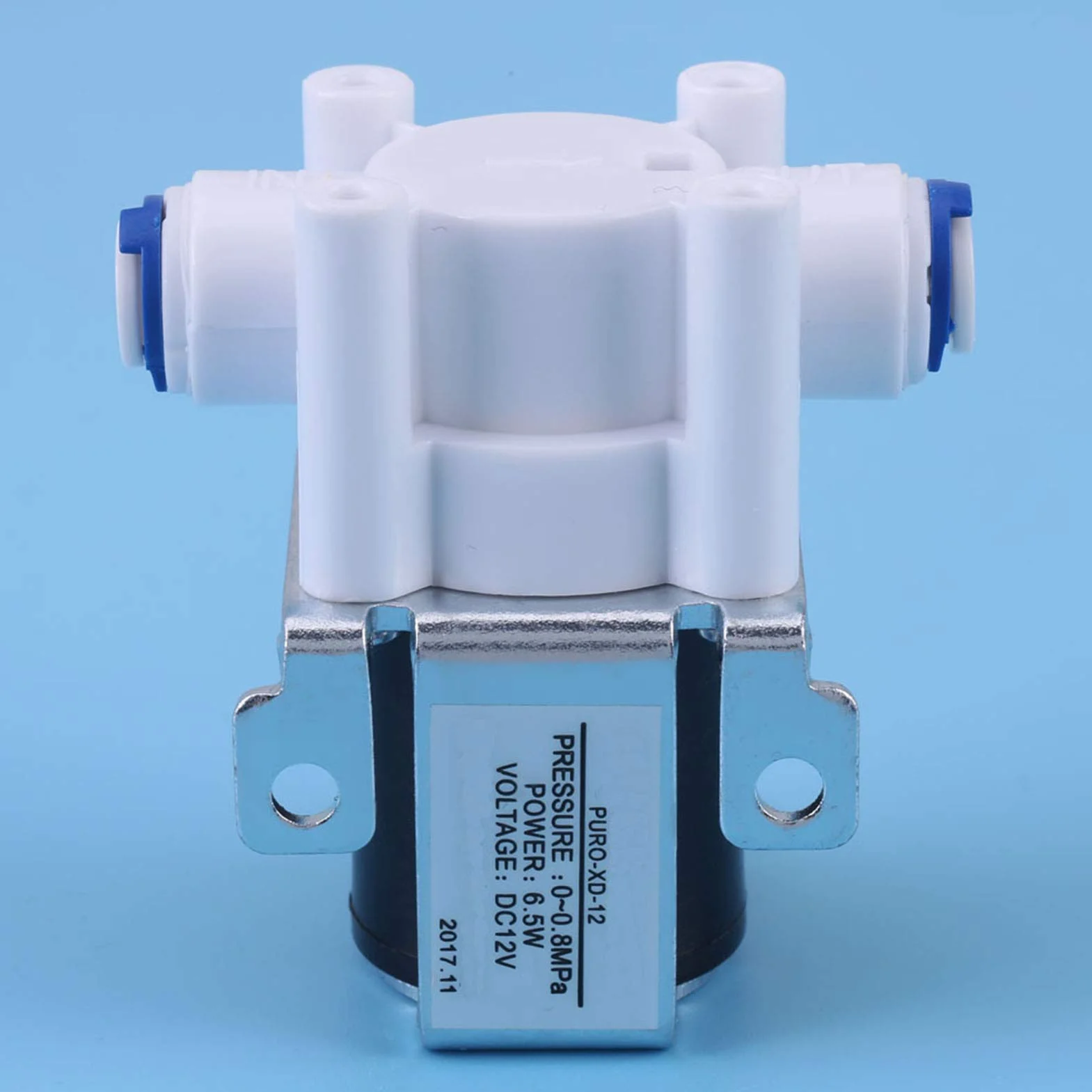 DC 12V 1/4 cala Zawór wodny Miedź i plastik Elektryczny zawór elektromagnetyczny Magnetyczny zawór wody do oczyszczania wody Water