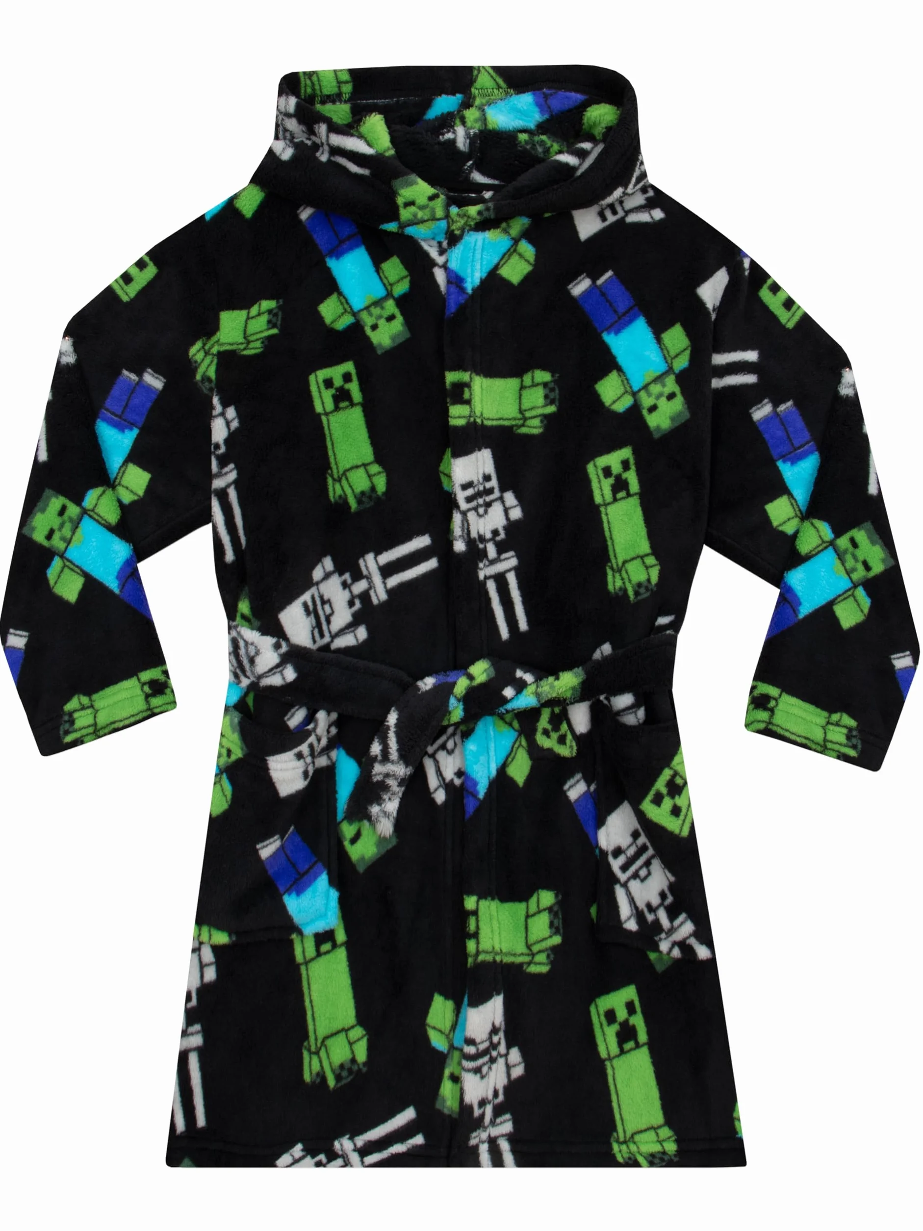 Szlafrok Minecraft Creeper Dla Chłopców Bielizna Nocna