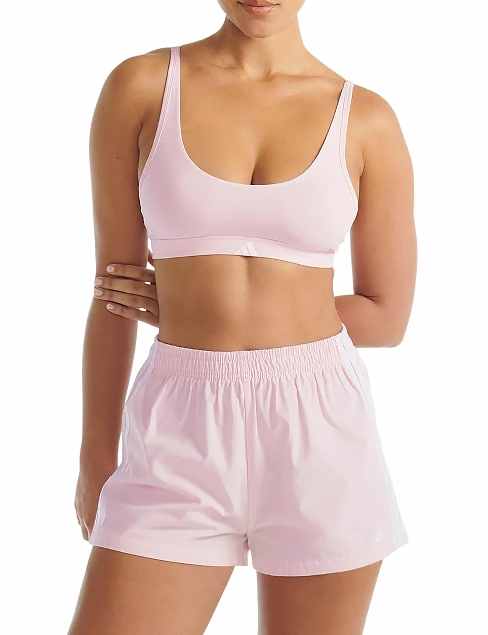 adidas Bokserki (szorty) Kobiety Logo Boxer - Sport Active Essentials Cotton 3 Stripes