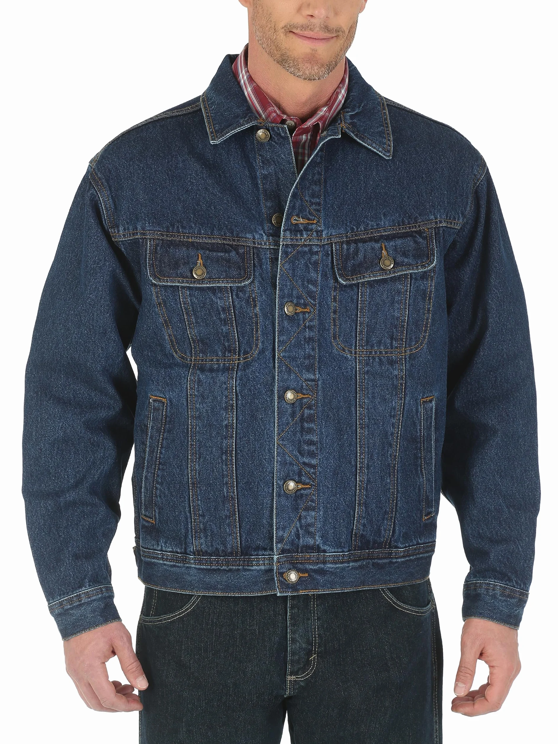 Wrangler Mężczyźni Kurtka Rugged Wear Niebieski L