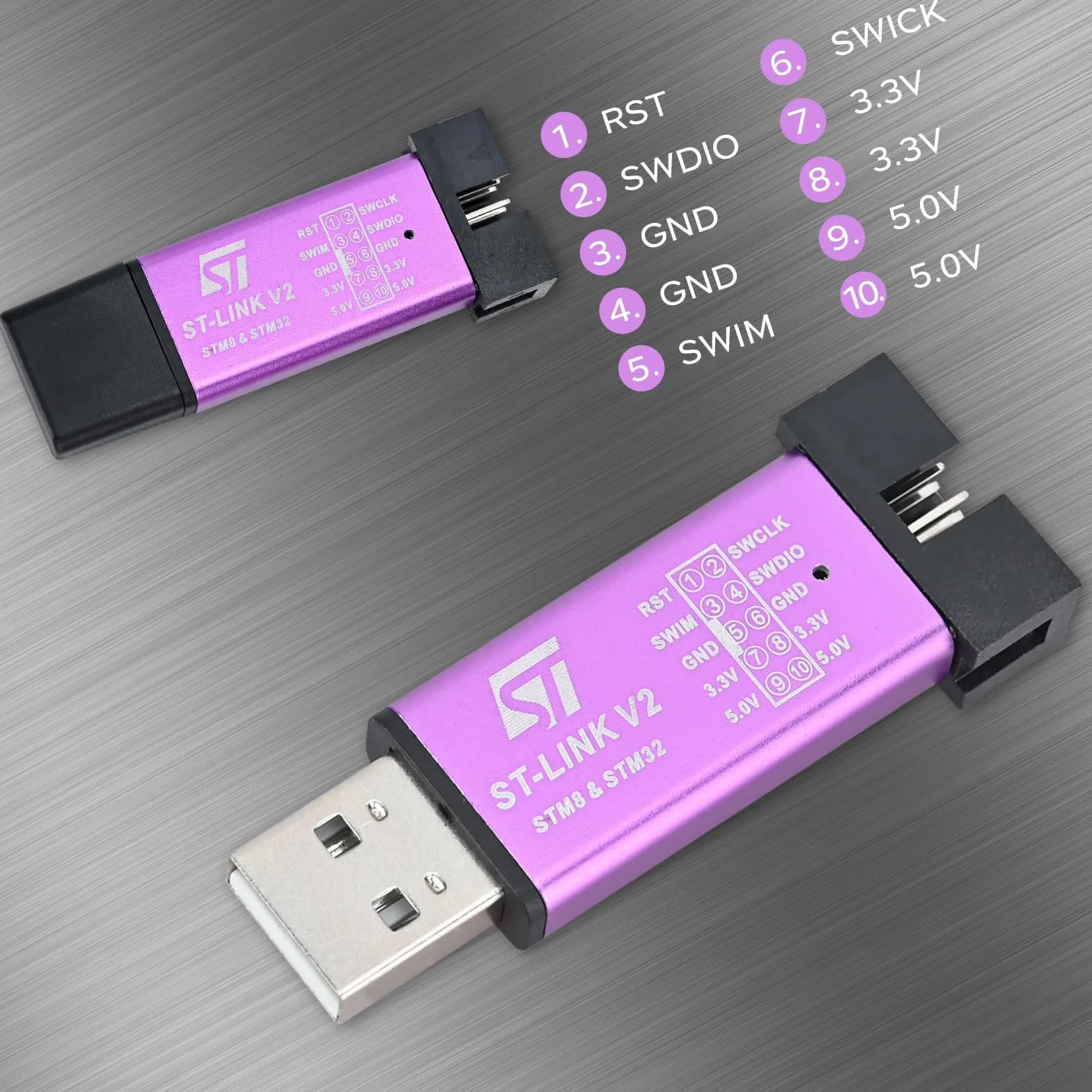 F103C8T6 ST-Link V2 emulator do pobrania programator z przewodami