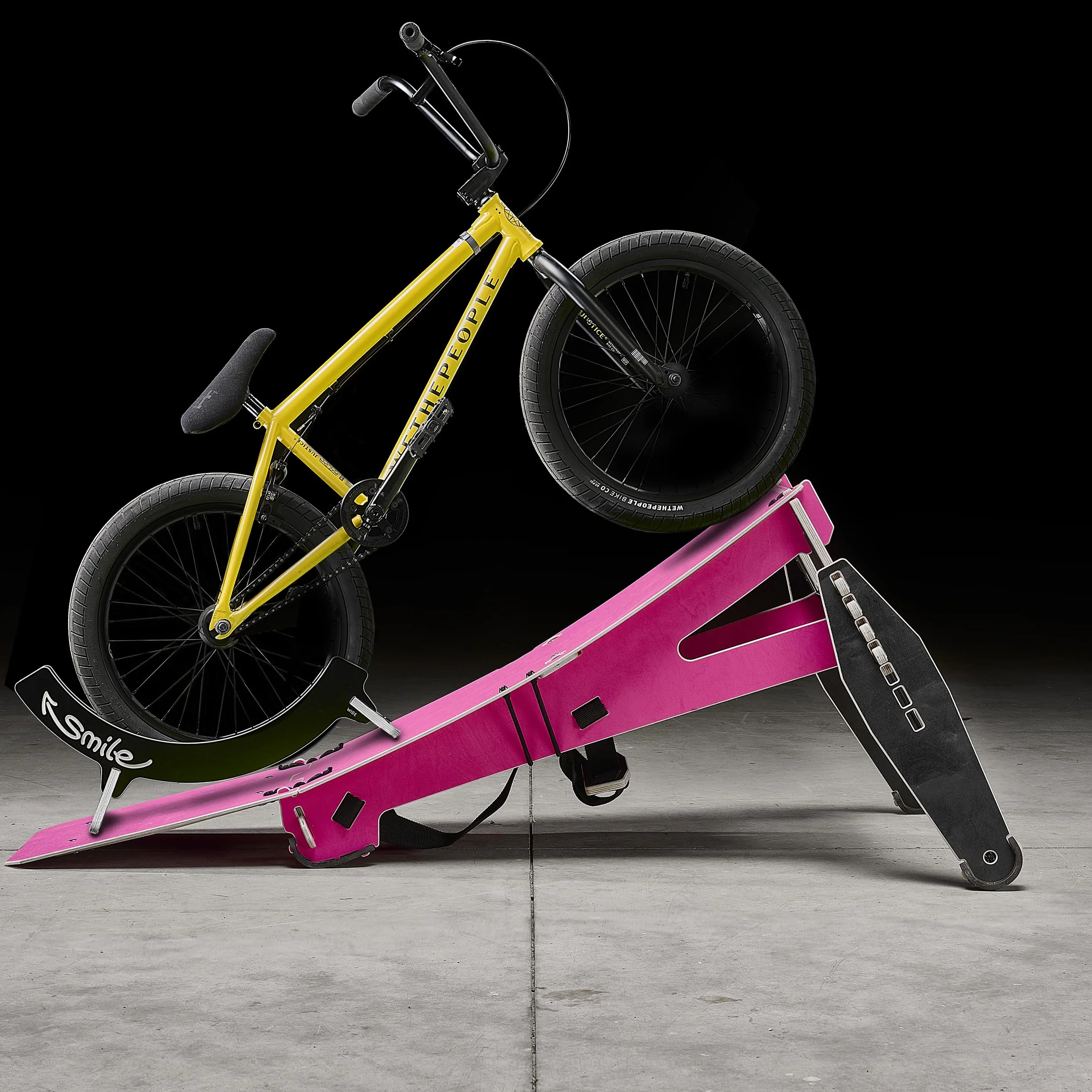 MTB Hopper Street Przenośna Rampa z Lekką Konstrukcją Zaprojektowana dla BMX Dirt/Street – Rampa do Skoków dla Deskorolek i Hulajnóg do Użycia na Ulicach do Eksploracji Miejskiej