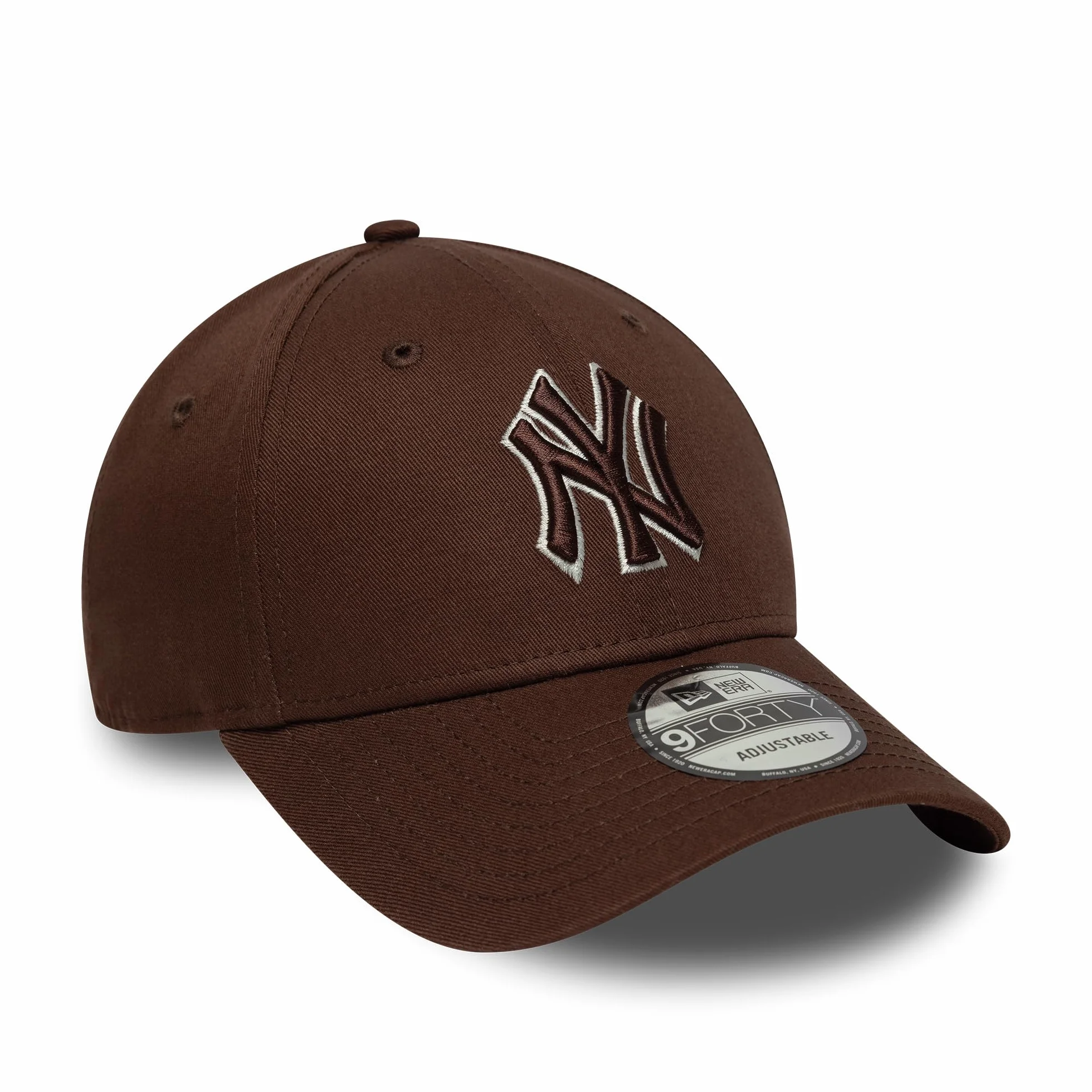 New Era Czapka baseballowa dla dorosłych 9Forty Team Outline MLB New York Yankees czapka bejsbolówka brązowa