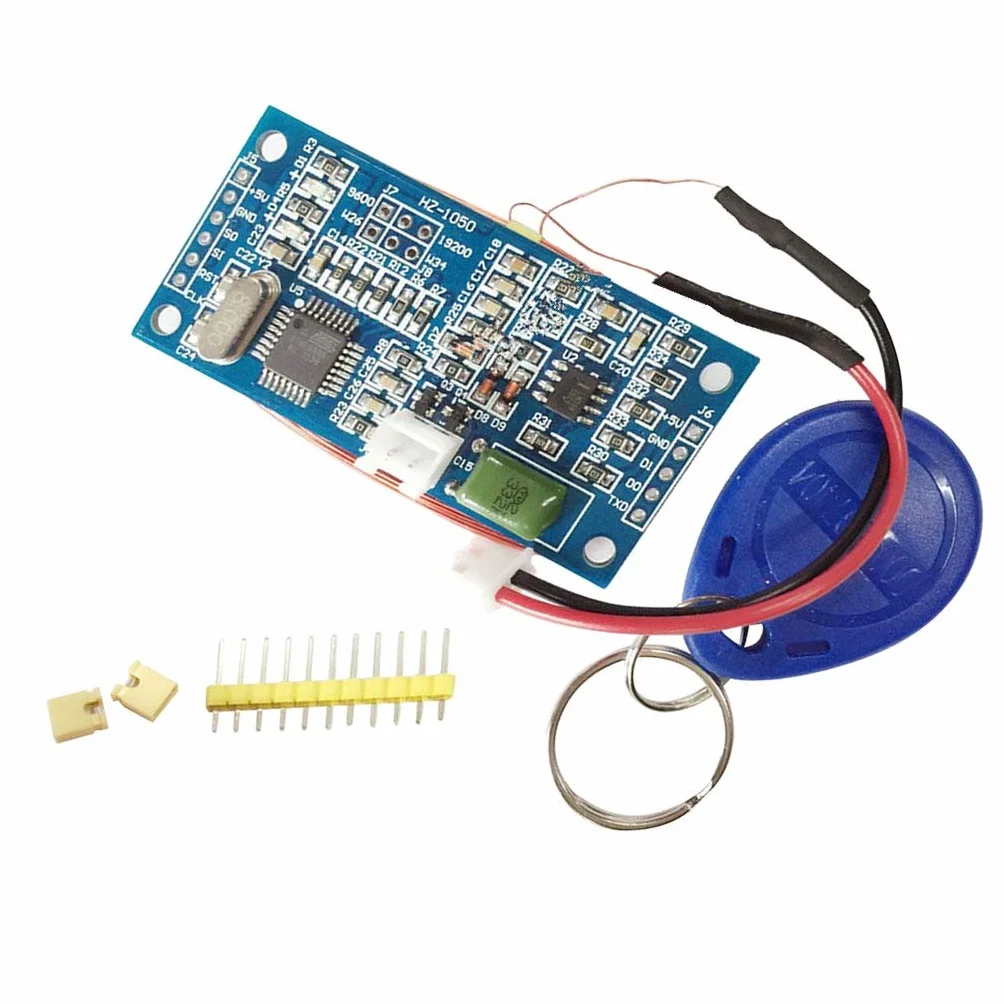 DollaTek HZ-1050 RFID 125 kHz EM4100 bezprzewodowy modu? czytnika kart ATMEGA8 czytnik identyfikatorów modu? RFID DC 5 V zestaw DIY