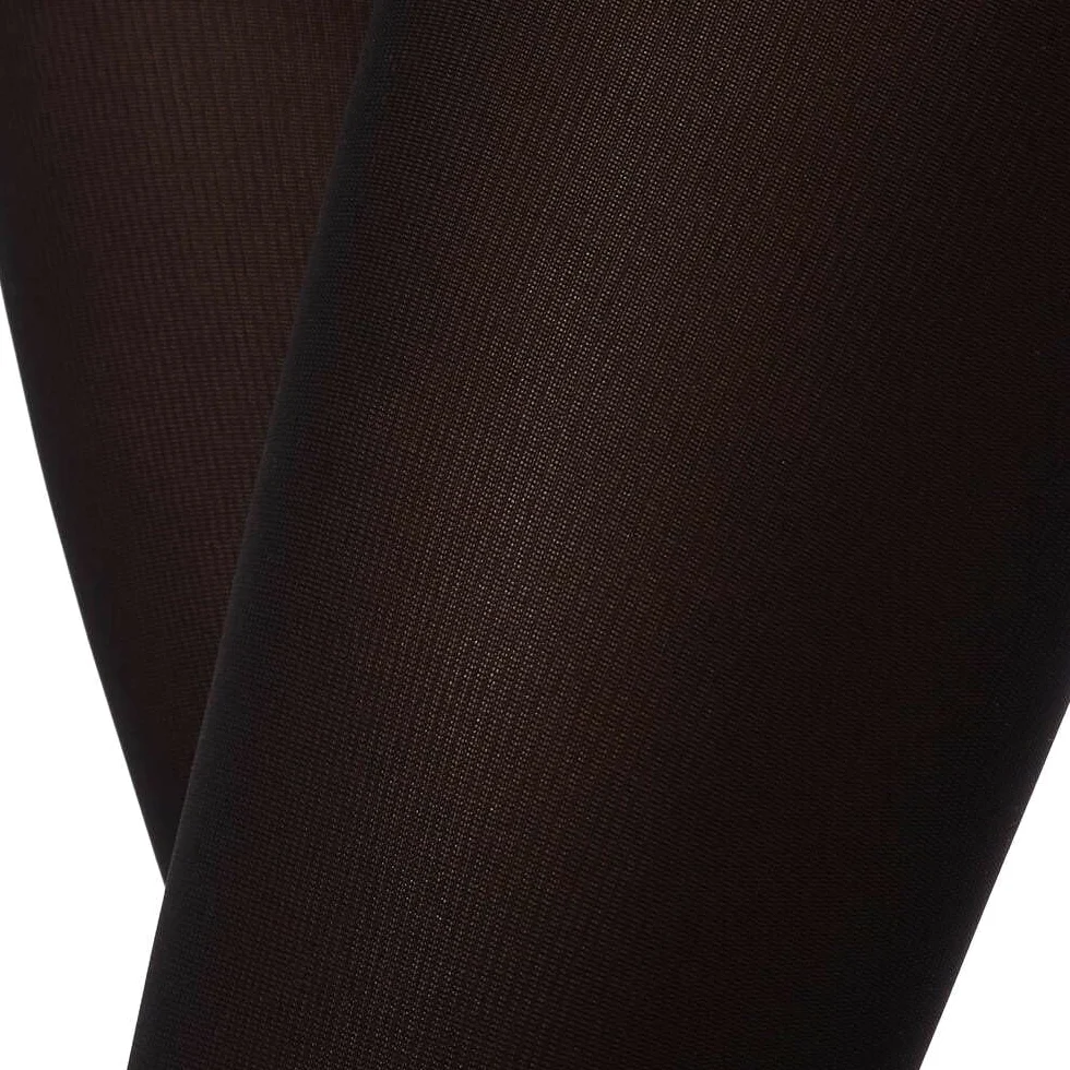 SOLIDEA Rajstopy 70 den sheer SELENE 70 matowe pończochy uciskowe ze stopniowanym uciskiem 12/15 mmHg Art. 023470, Czarny, 44