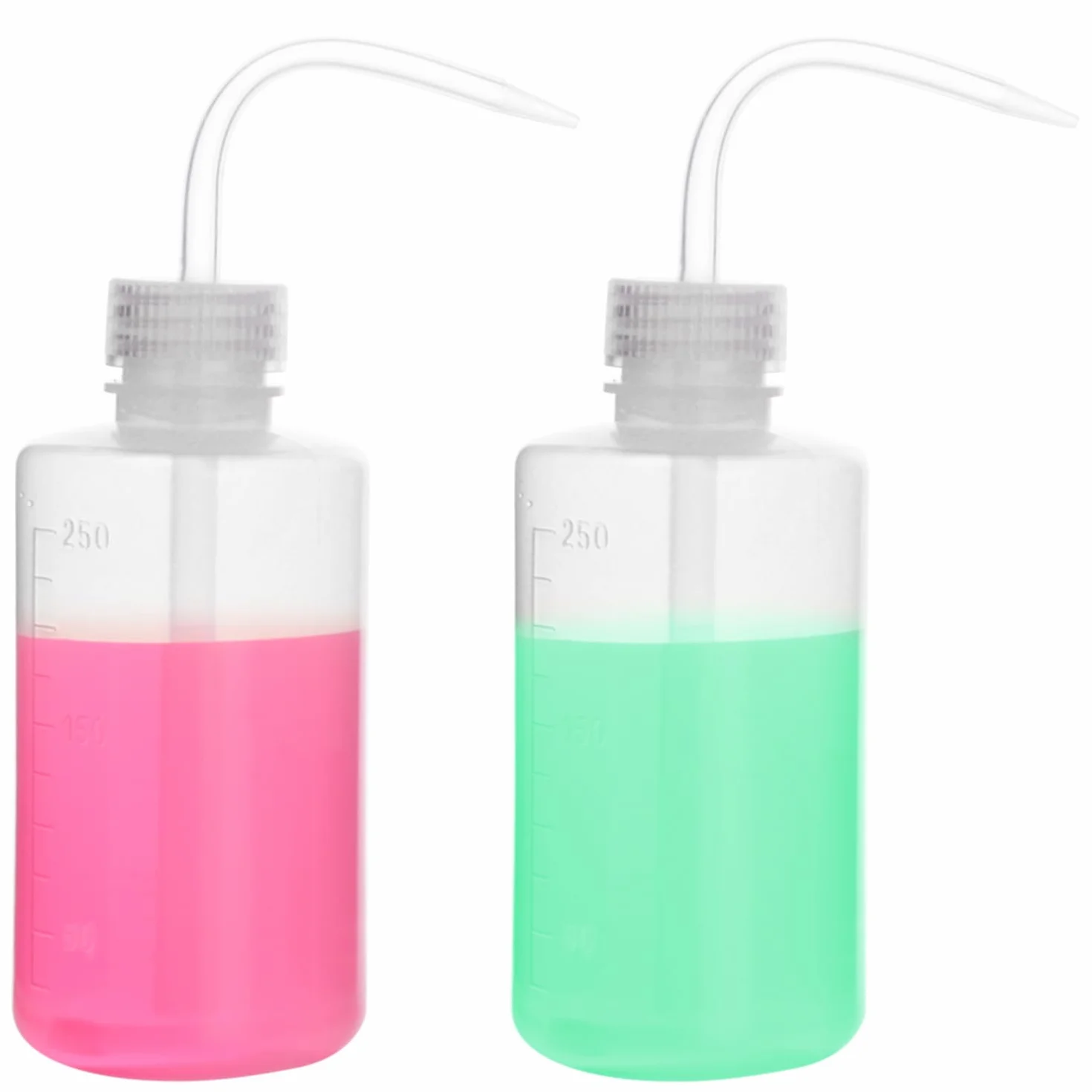 stonylab Butelka do mycia z tworzywa sztucznego, LDPE z wąskim otworem (250 ml, 2 sztuki)
