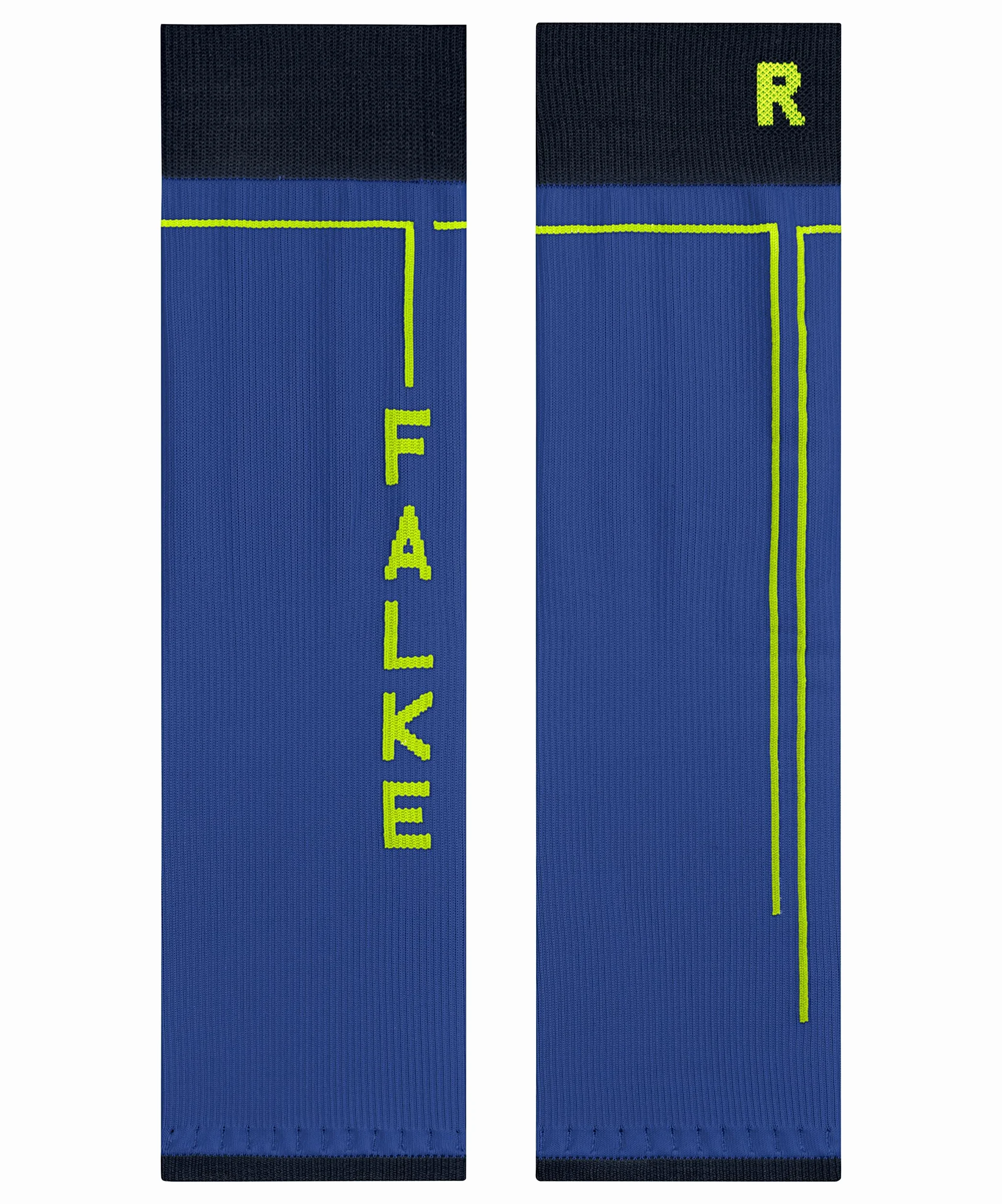 FALKE Mężczyźni Bandaż na łydkę RU Compression Tube M TB materiał funkcyjny kompresyjne 1 Para, Niebieski (Yve 6714) - Obwody łydek W3, ONESIZE