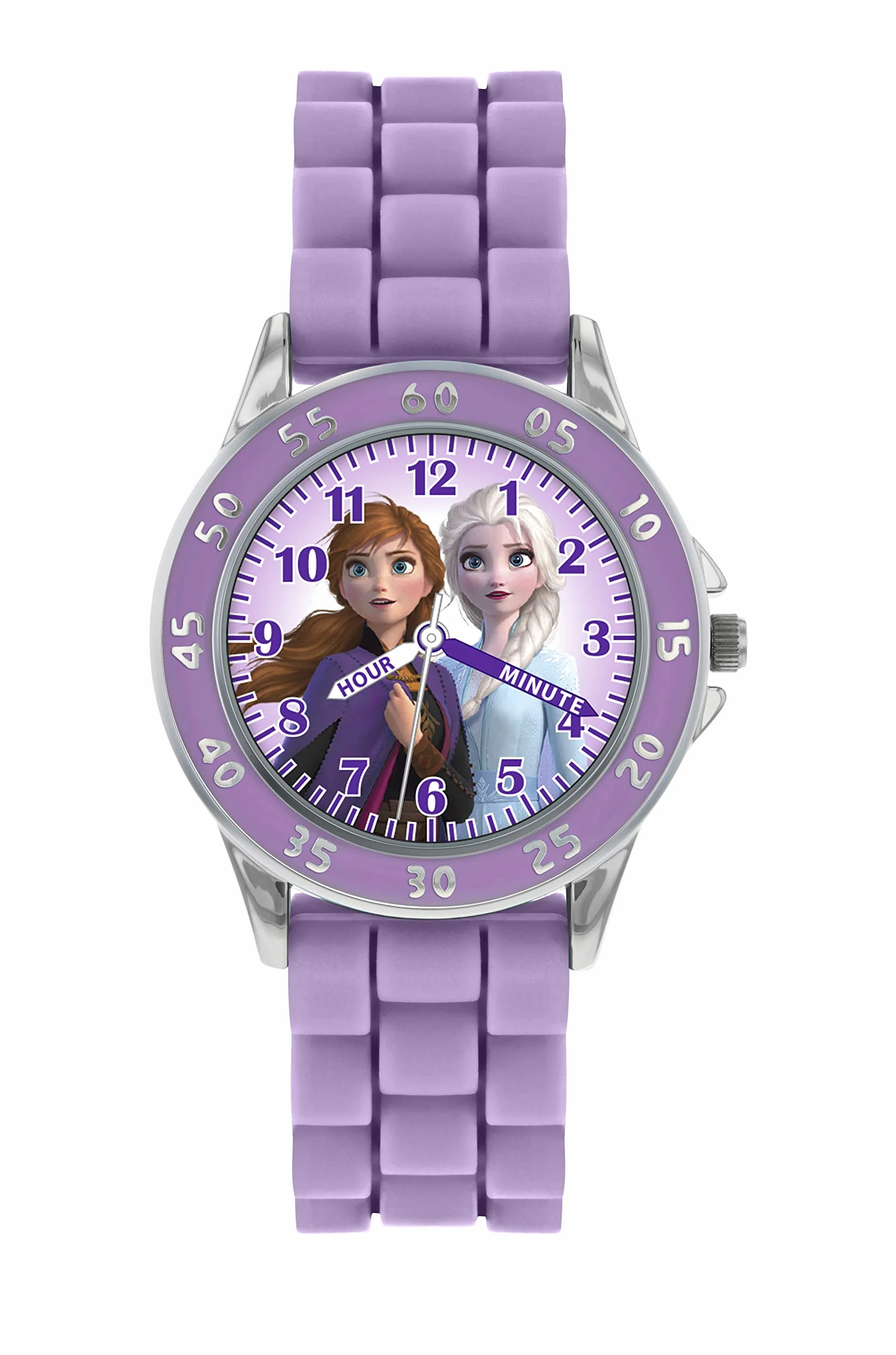 Disney Frozen Dziewczęcy analogowy zegarek kwarcowy silikonowy pasek FZN9505