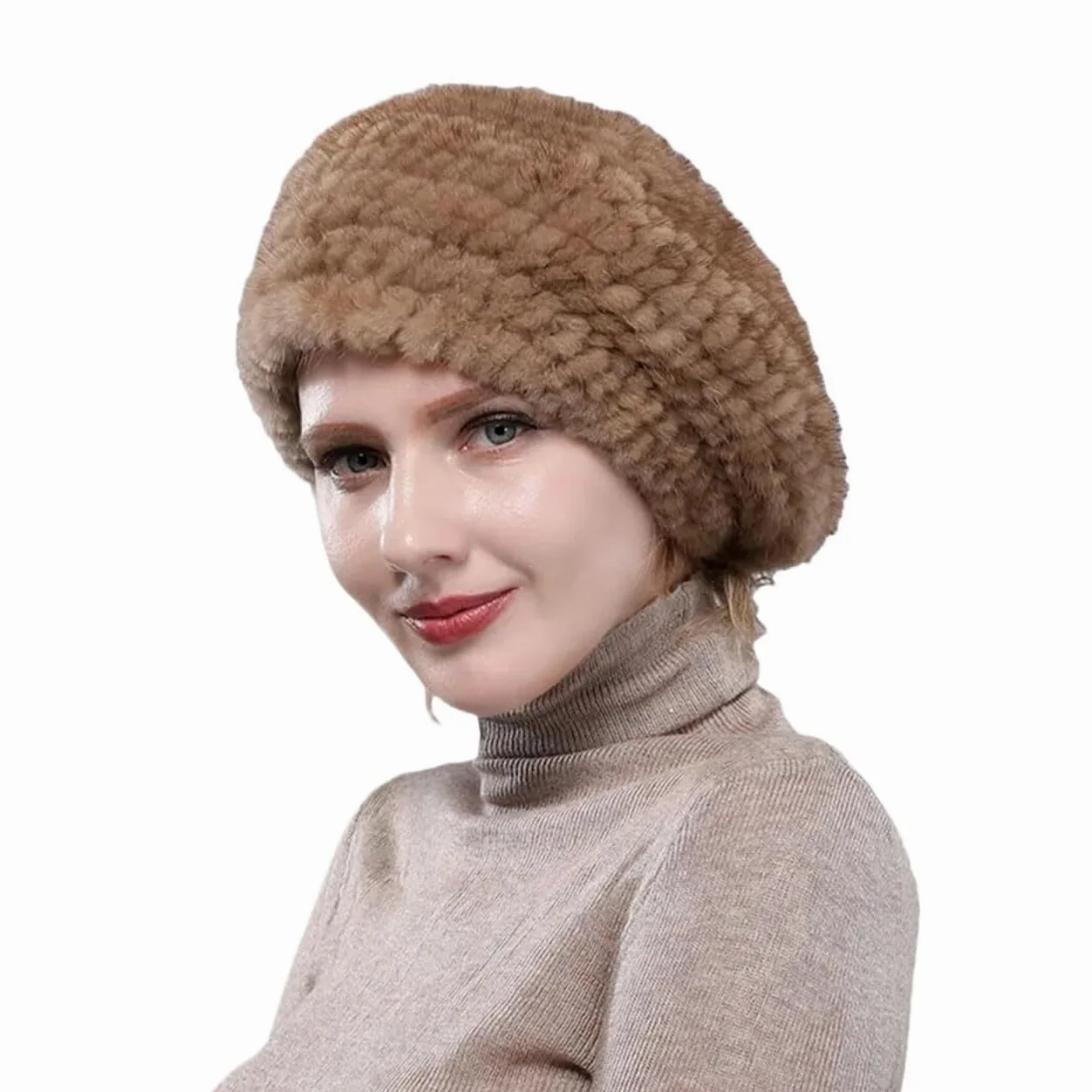 Czapka Zimowa Ekologiczna Damskie Berety Eleganckie Czapki Z Daszkiem Dzianiny Ciepła Czapka Typu Beanie W Stylu Vintage Ciepła Czapka Zimowa