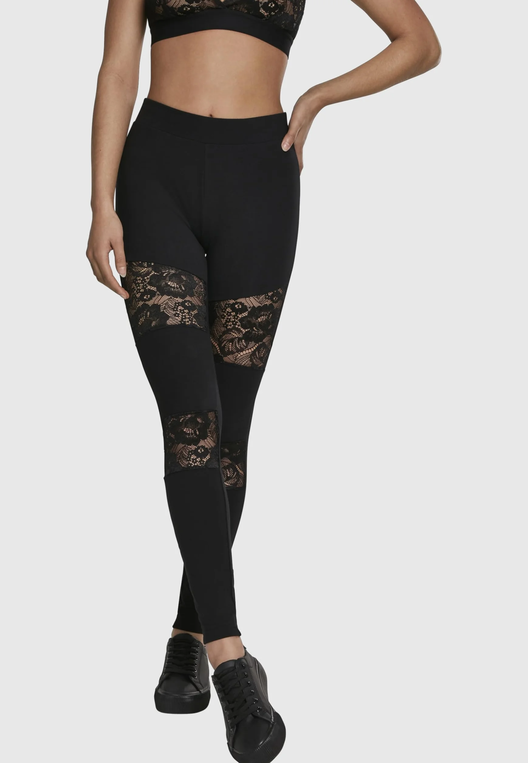 Urban Classics Damskie Legginsy, Czarny
