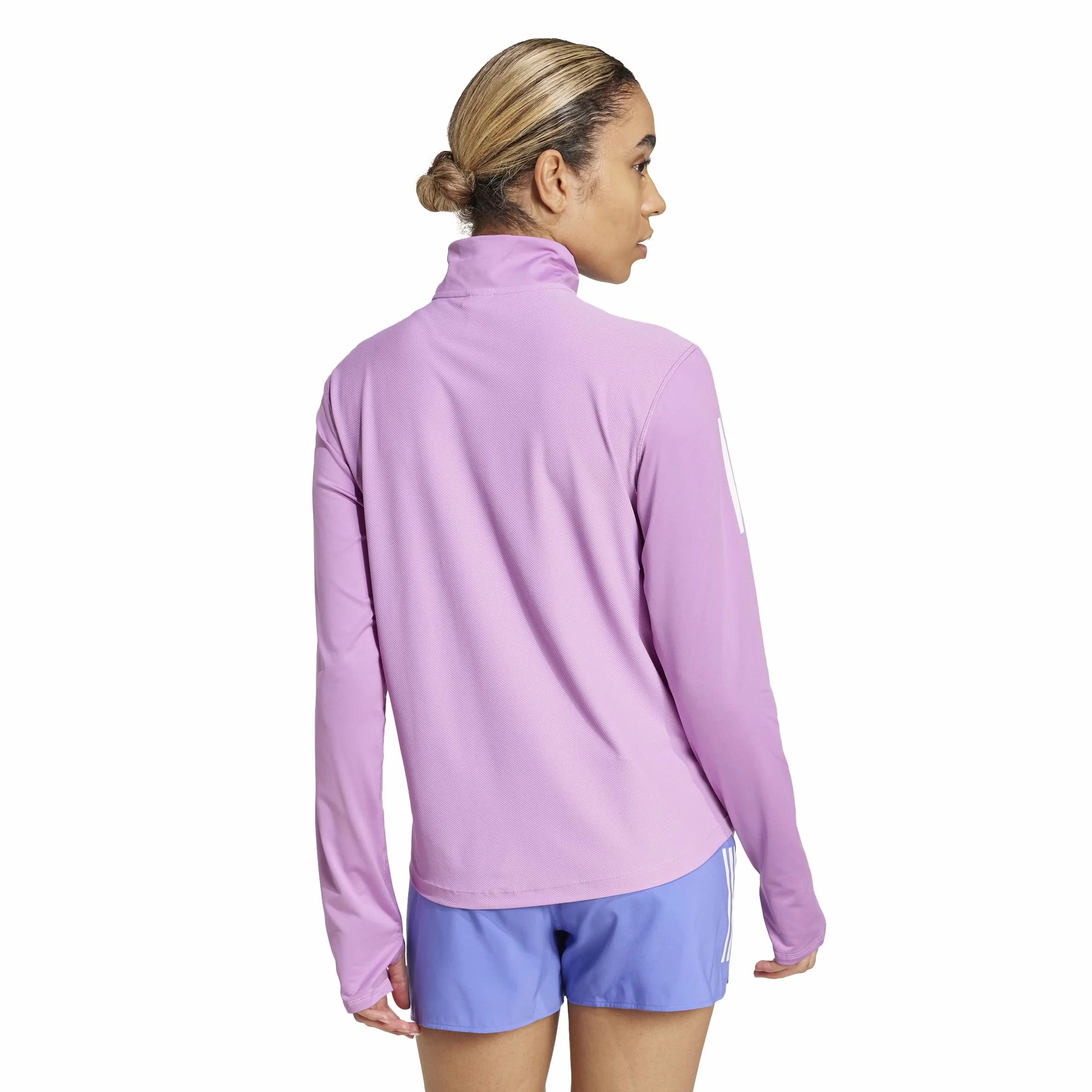 adidas Kobiety Own the Run Half-Zip Jacket, preloved purple, L