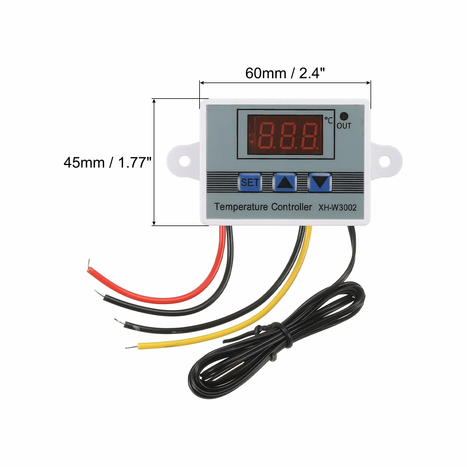 QUARKZMAN XH-W3002 10 A AC 110-220 V cyfrowy regulator temperatury LED, termostat, przełącznik sterowania ogrzewaniem i chłodzeniem, do lodówki, szklarni, gospodarstwa