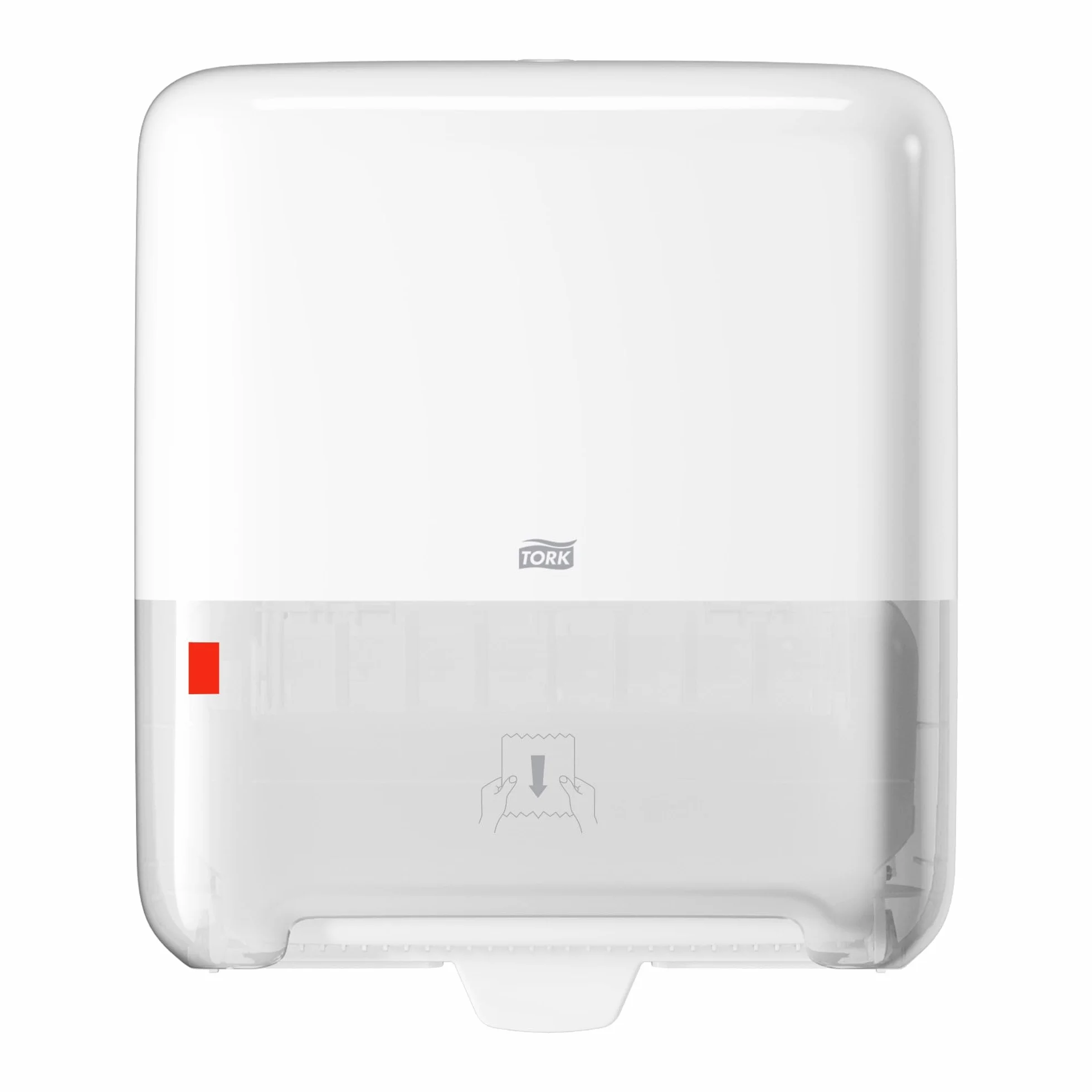 Tork Matic dozownik do ręczników papierowych w roli, biały, H1, wskaźnik zużycia, linia Elevation, 551000