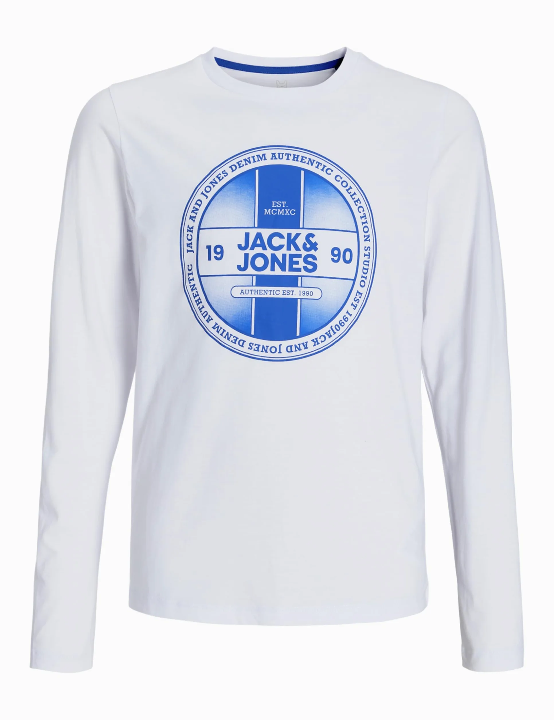 JACK & JONES Koszulka z długim rękawem Chłopcy Jjrio Tee Ls Crew Neck Jnr (1 w zestawie)