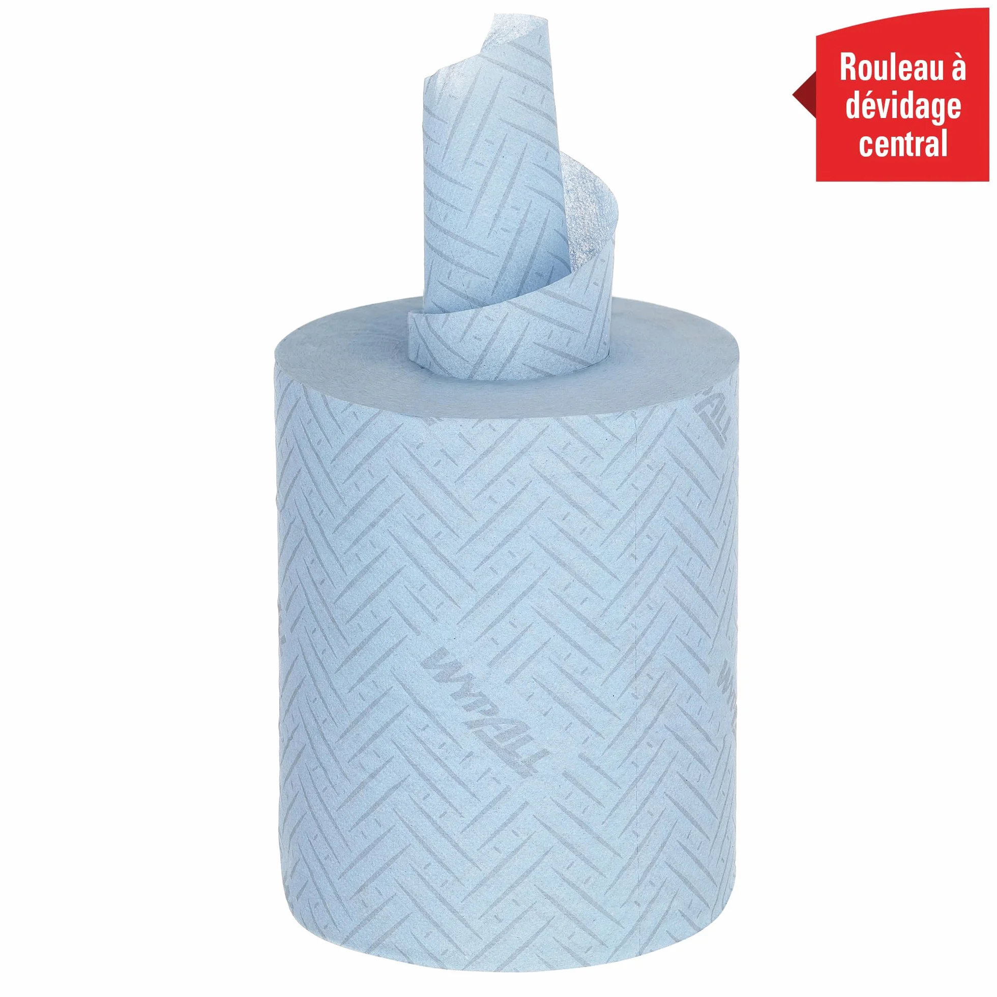 WypAll L10 Papier do wycierania żywności i higieny 6223-1-warstwowa niebieska rolka centralnego podawania - 6 rolek środkowego podawania x 430 chusteczek papierowych (łącznie 2580)