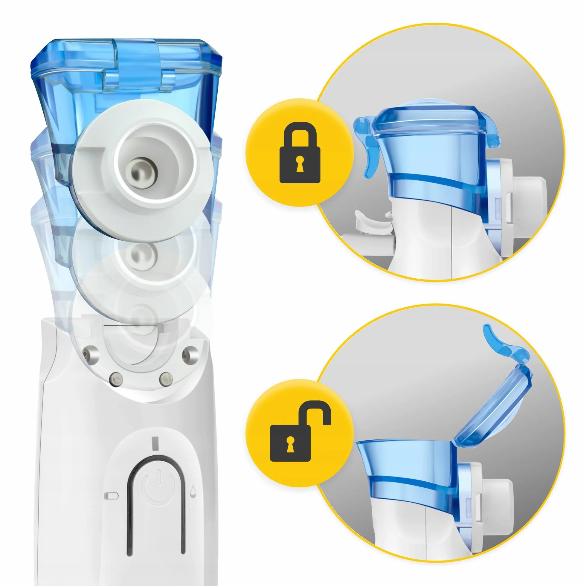 INHALATOR NEBULIZATOR DLA DZIECI DOROSŁYCH SIATECZKOWY PRZENOŚNY CICHY LITE