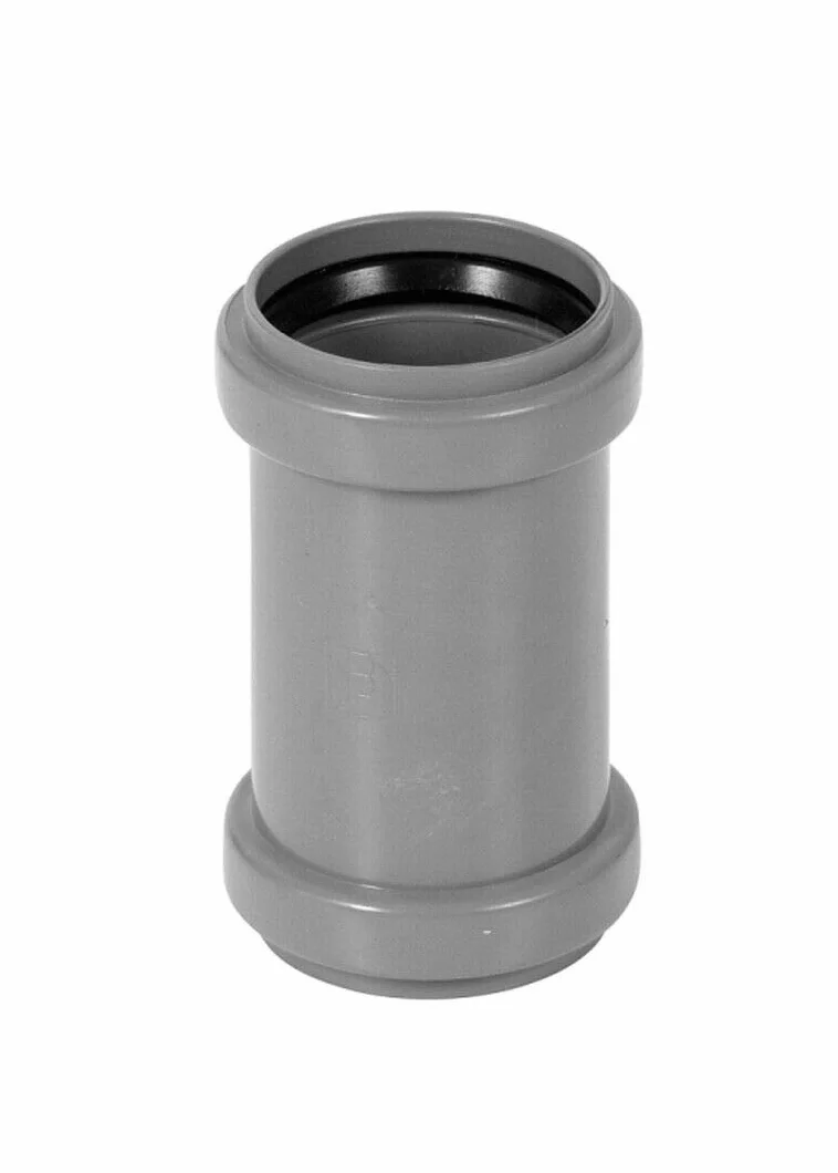 Tycner | Szara mufa polipropylenowa DN 75, 75 mm, 0,09 kg, 1 szt.