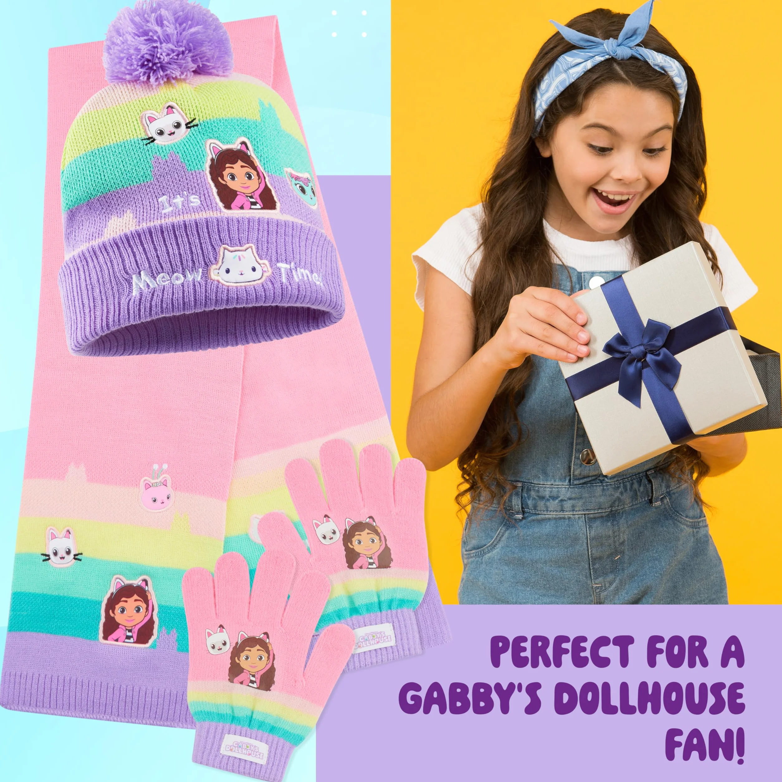 Gabby's Dollhouse Zestaw zimowych akcesoriów dla dziewcząt