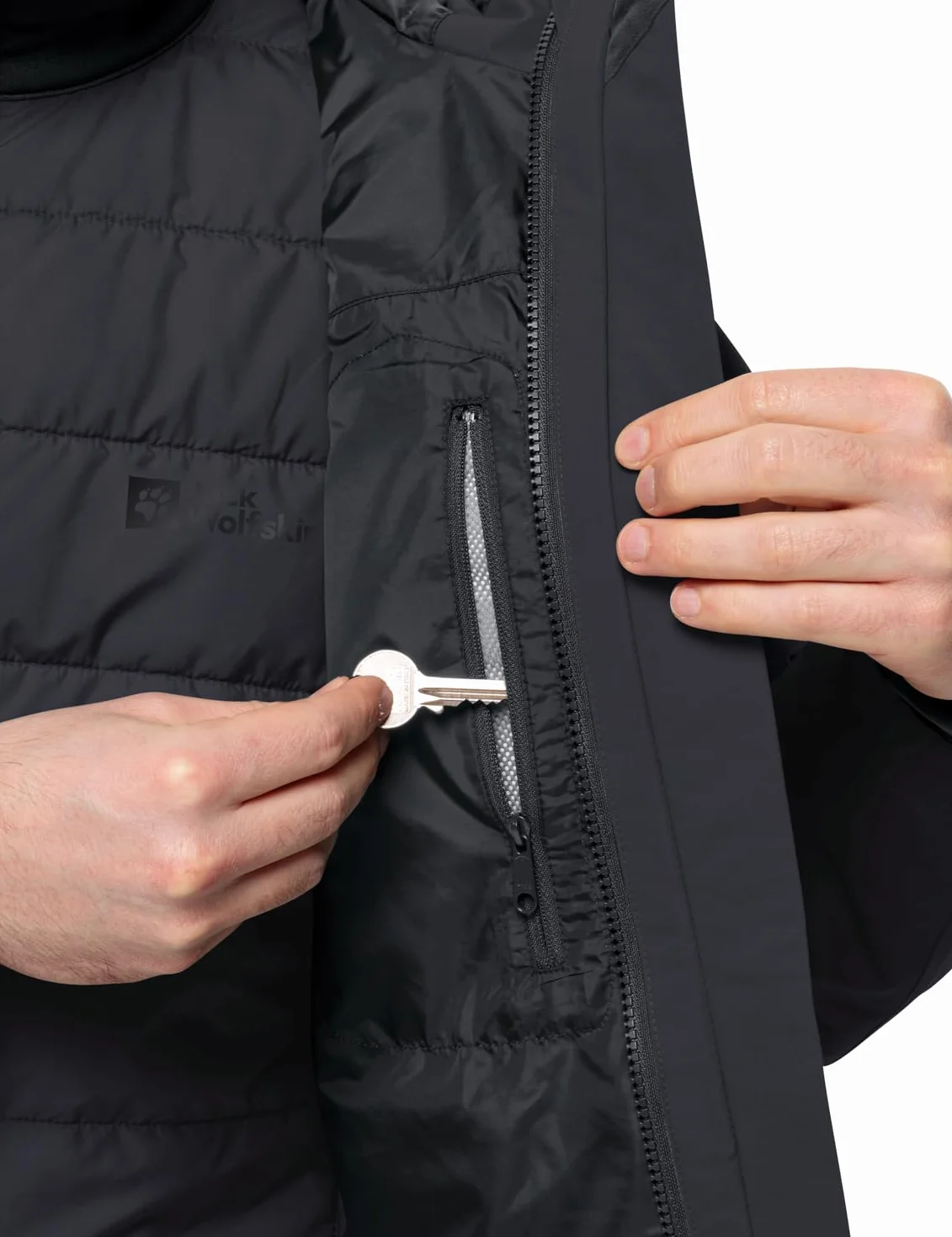 Jack Wolfskin Kurtka Mężczyźni Glaabach 3in1 Jkt M