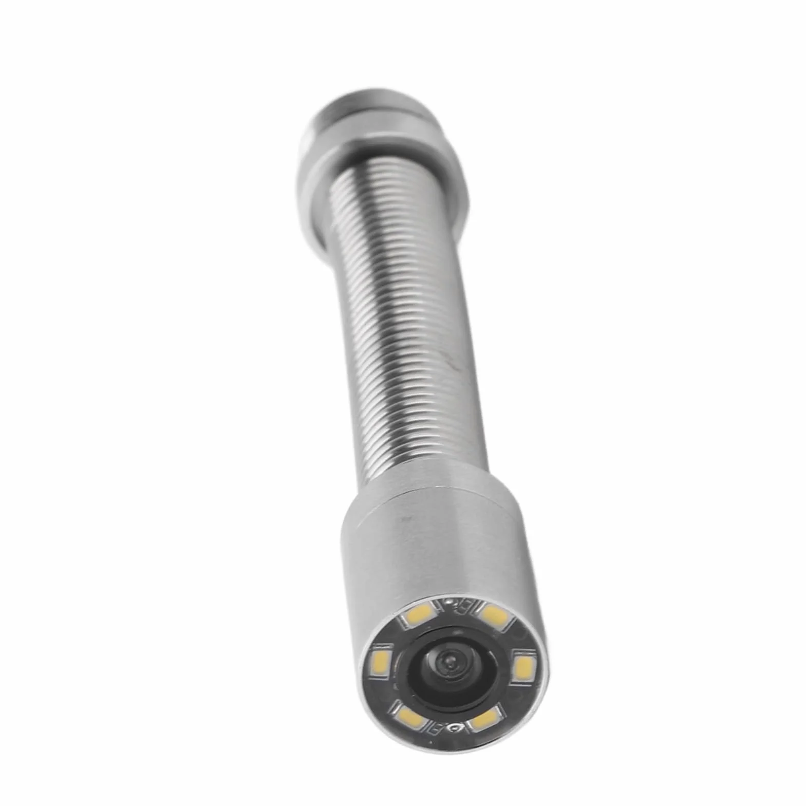 Haofy Głowica Kamery Kanalizacyjnej, Sonda Inspekcyjna HD ze Stali Nierdzewnej o średnicy 17 Mm z 6 Diodami LED Kąt Widzenia 140 Stopni Stopień Wodoodporności IP68 do Konserwacji Rur Spustowych