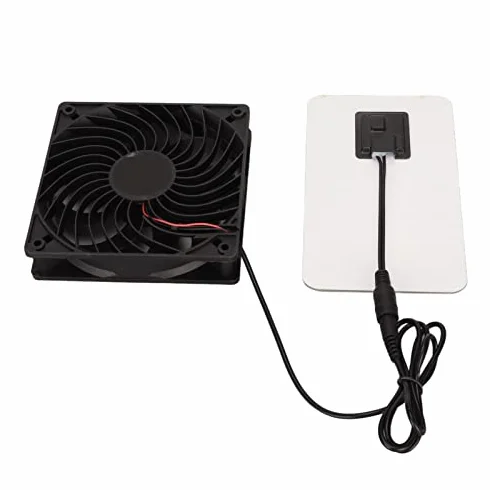 Solarny Wentylator Wyciągowy, 15 W, Panel Słoneczny, do Domu dla Zwierząt, Kamperów, Użytek Zewnętrzny