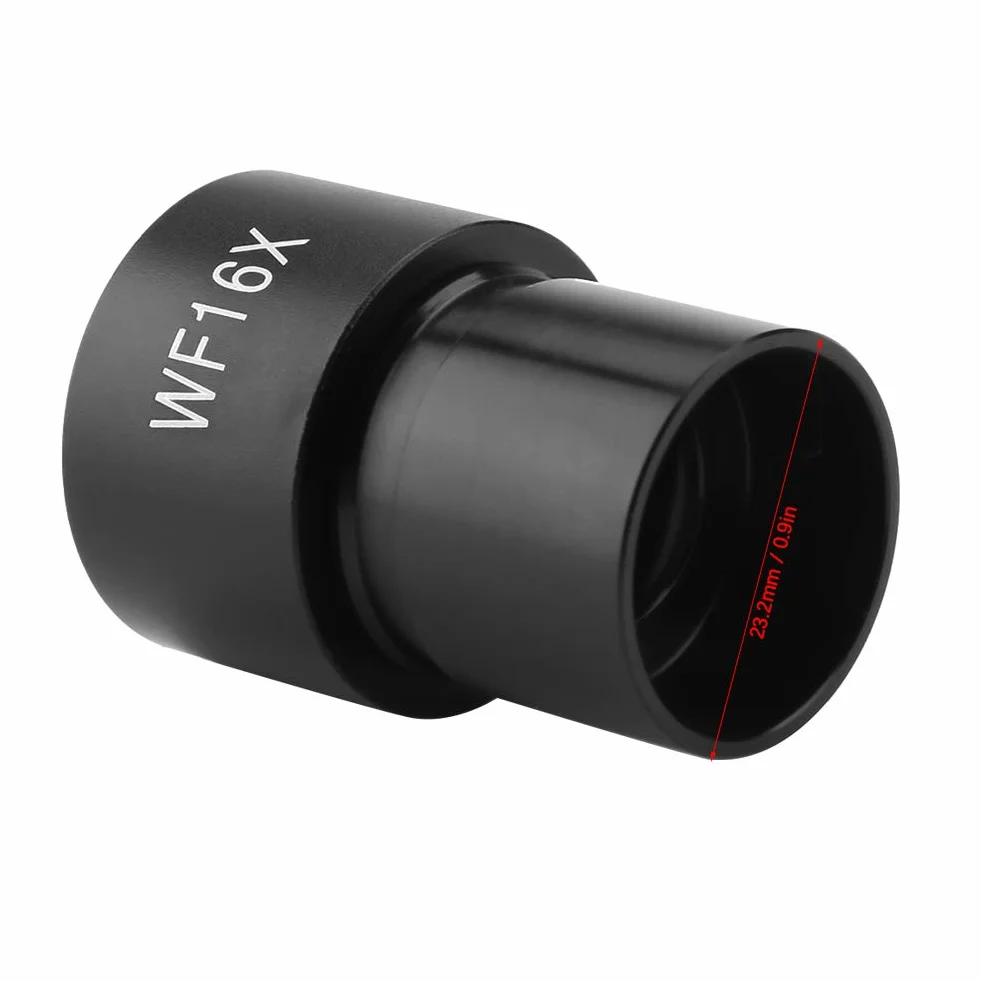 DM-WF009 WF16X Mikroskop Okular Stereomikroskop 23,2mm Brille Optische Linse Labormikroskop Okular Ersatz