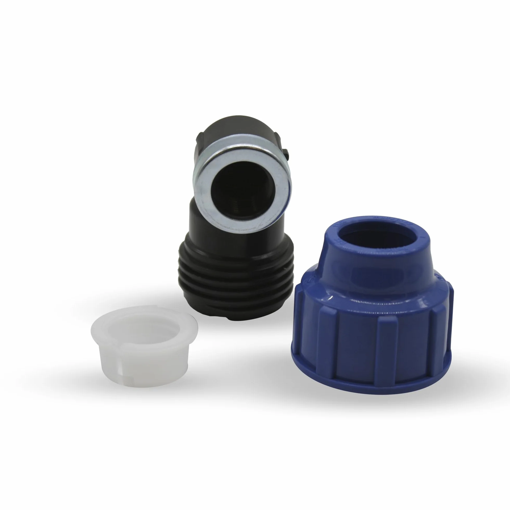 DOJA Barcelona Złącze kolankowe MDPE żeńskie 90º - opakowanie 4-20x1/2" - część hydrauliczna do węża do wody pitnej, szybki montaż, wytrzymały, idealny system nawadniania ogrodowego i kompresyjnego