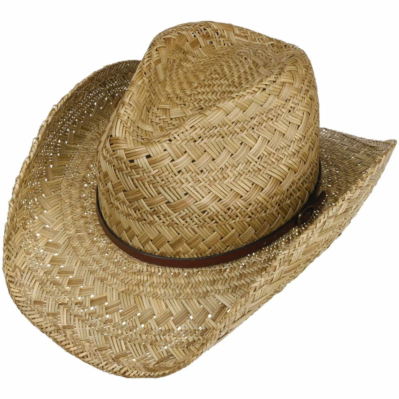 LIPODO Tencova Western kapelusz kowbojski slomiany Unisex Wiosna Lato