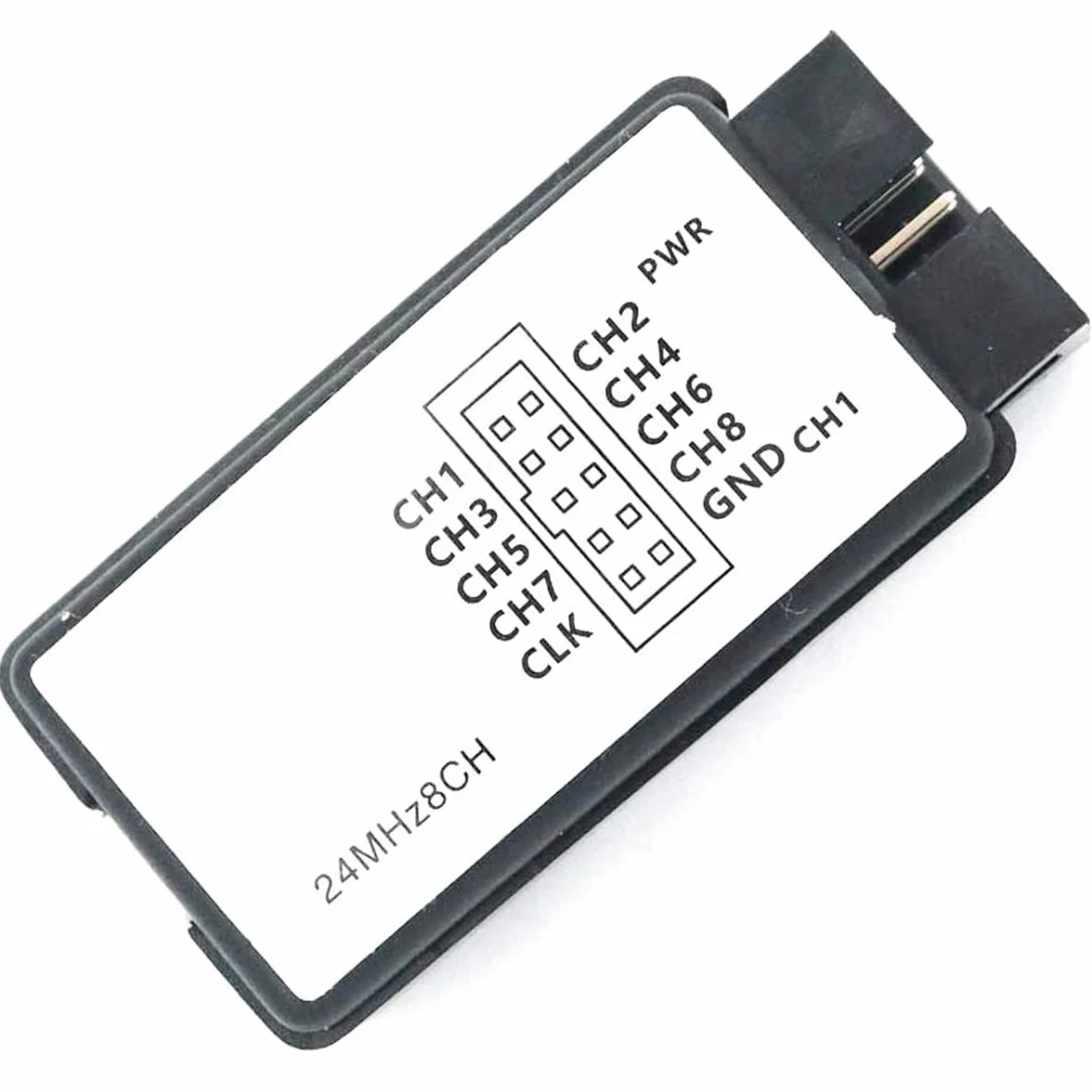USB Logic Analyzer Device 24 MHz 8CH 8 kanałów UART IIC SPI Debug z kablem mini USB DuPont kabel 6 kolorów haczyków testowych Clip Set do Arduino FPGA M100 SCM