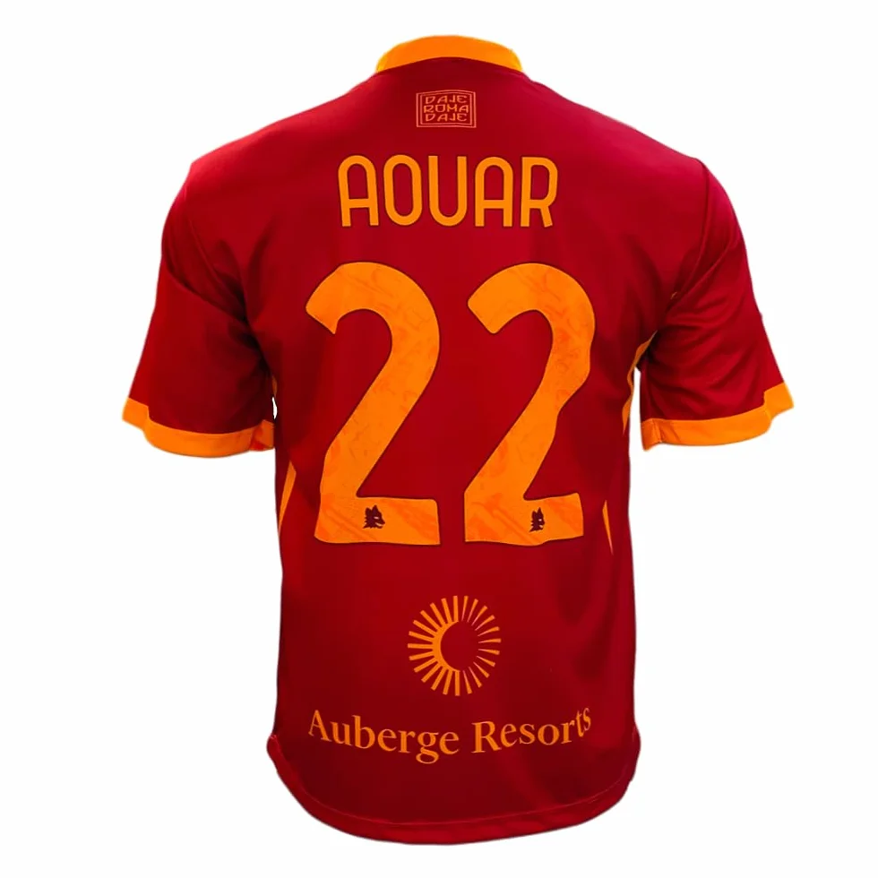 AS Roma Koszulka piłkarska Chłopcy Ma/Ro2324/Home/Aouar