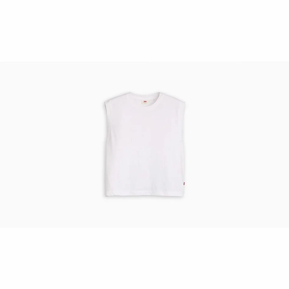 Levi's damski biały tank top Boxy L