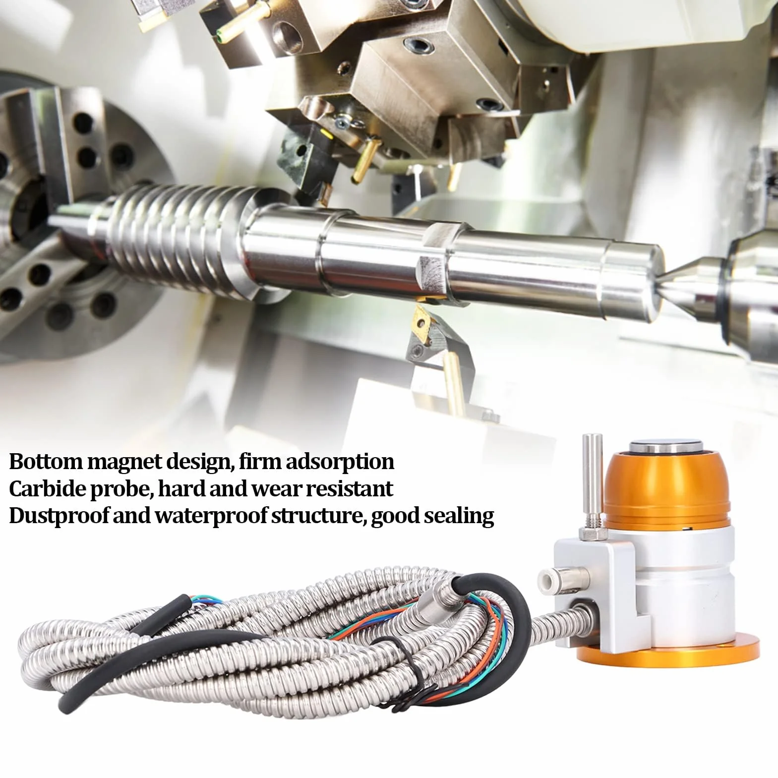 Touch Tool Setter Normalnie Zamknięty CNC Automatyczne Narzędzie CNC Narzędzie Sondy Osi Z Czujnik Dotykowy Czujnik Ustawienia dla Urządzeń CNC DC 24V