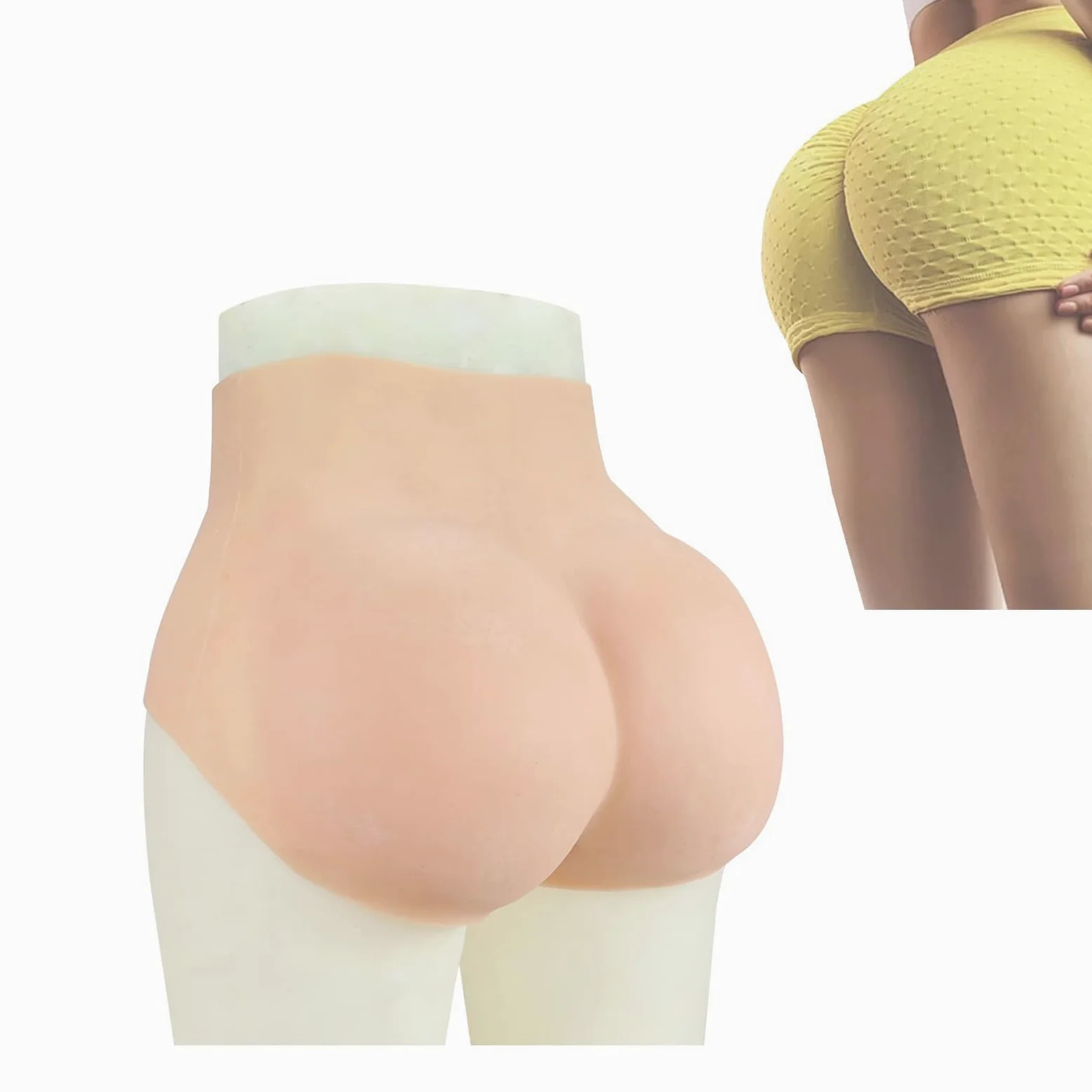Adima Realistyczna Silikonowa Bielizna Typu Cross-Dressing Fake Butt Lifter Majtki Dla TranspłCiowej Drag Queen