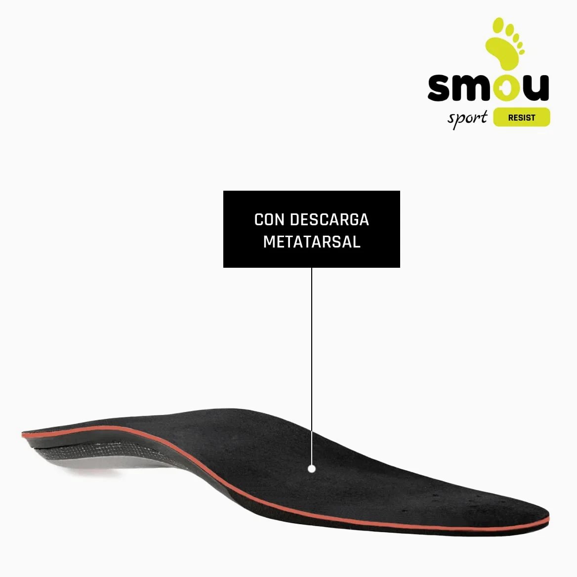 SMOU SPORT RESIST Wkładka Sportowa z Pianki z Pamięcią Kształtu dla Kobiet i Mężczyzn |Bieganie-Maraton |Odciążenie Sródstopia i Pięty |Wsparcie Luku Stopy |Amortyzacja |Do Butów Sportowych (37-38 EU)