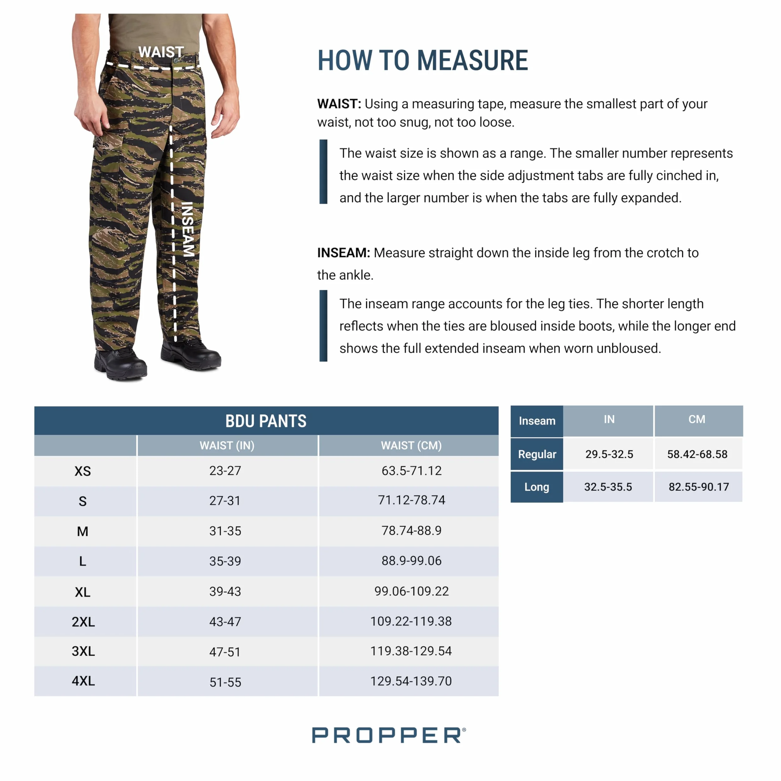 Propper F525025 - Uniform Bdu Trouser - Spodnie Mężczyźni