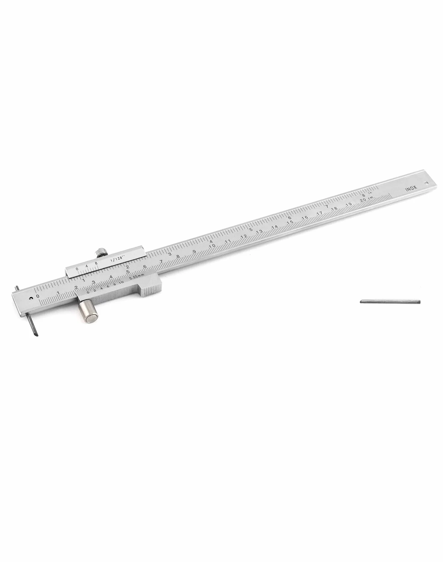 QWORK® Suwmiarka 0-20 cm Narzędzia do znakowania ze stali nierdzewnej